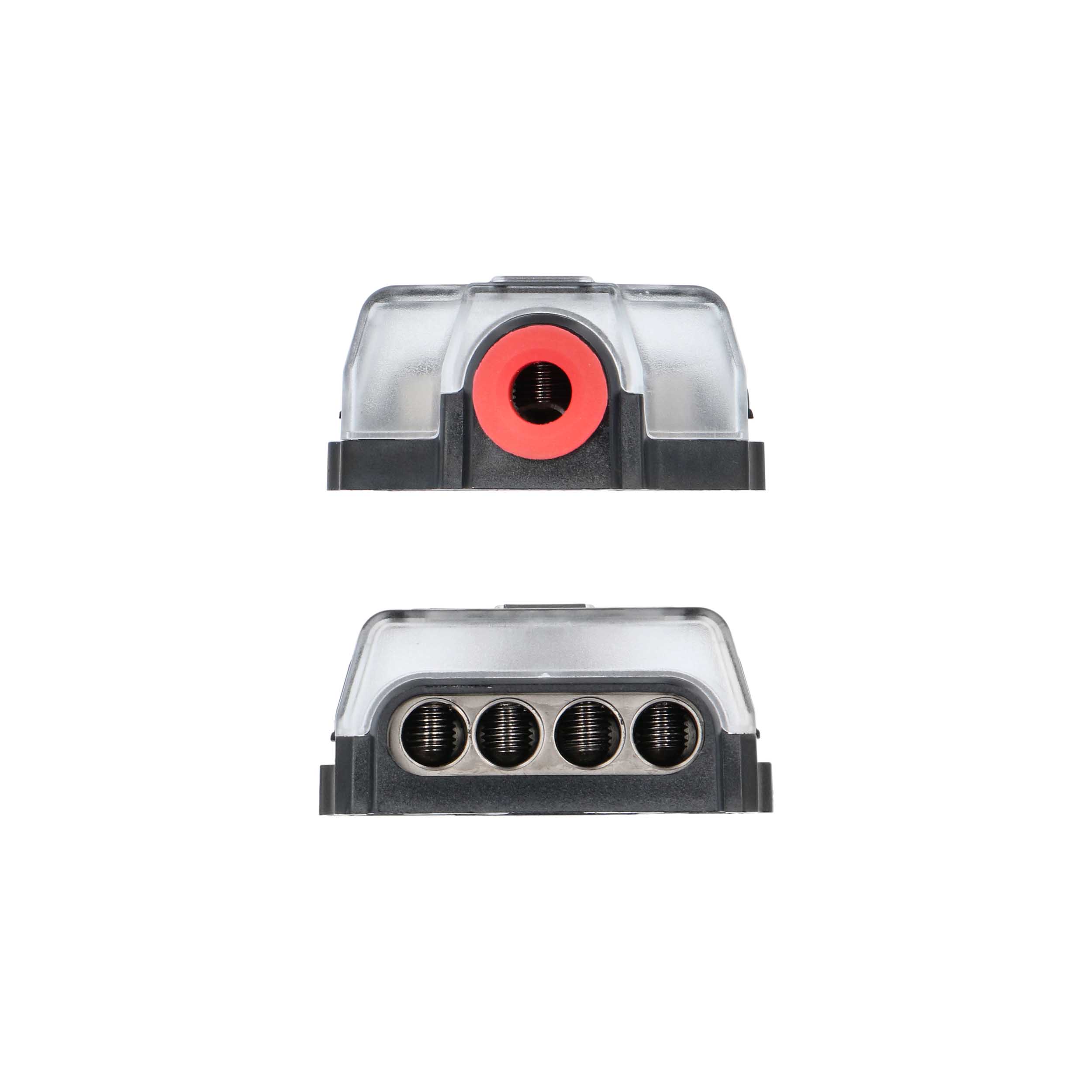 4-Position Distribution Block | 1/0 – 4 AWG In, (4) 4/8 AWG Out