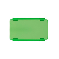 Green Protective Lens Cover for Straight Light Bars - 6 Inch
