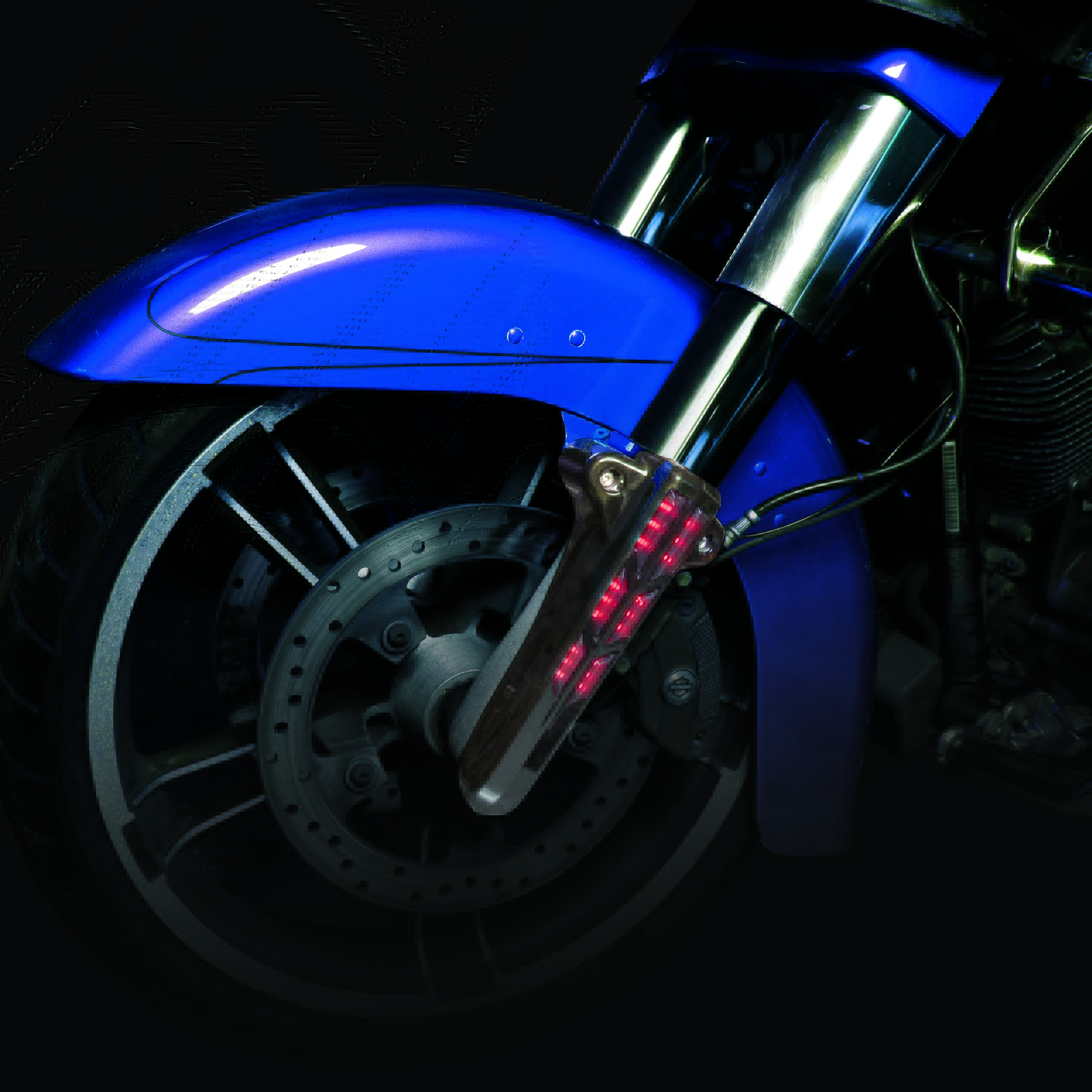 Front Fork LED Accent Lights - Fits Harley-Davidson® Touring