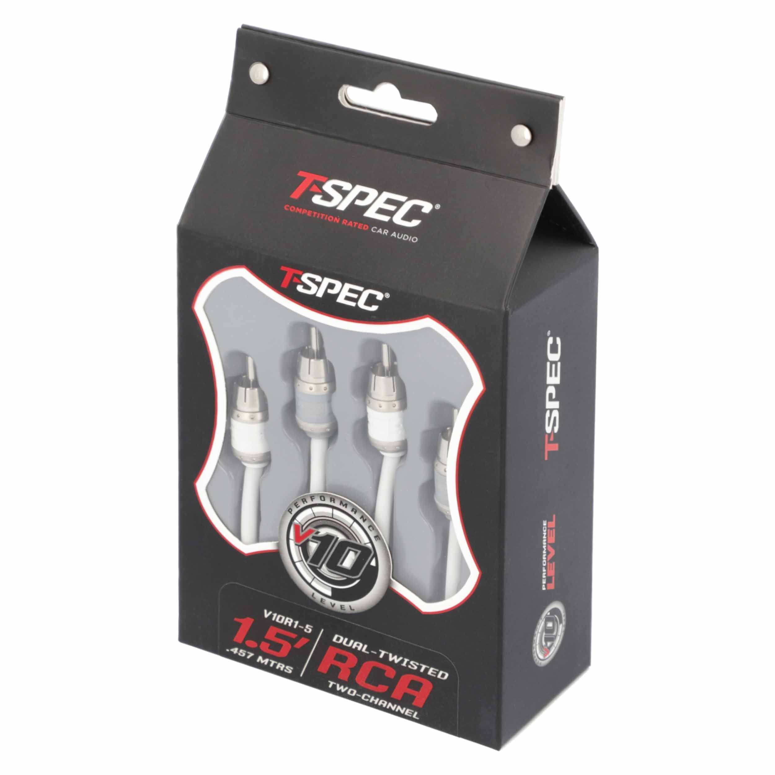 RCA v10 Series 2-Channel Audio Cable - 1.5 FT