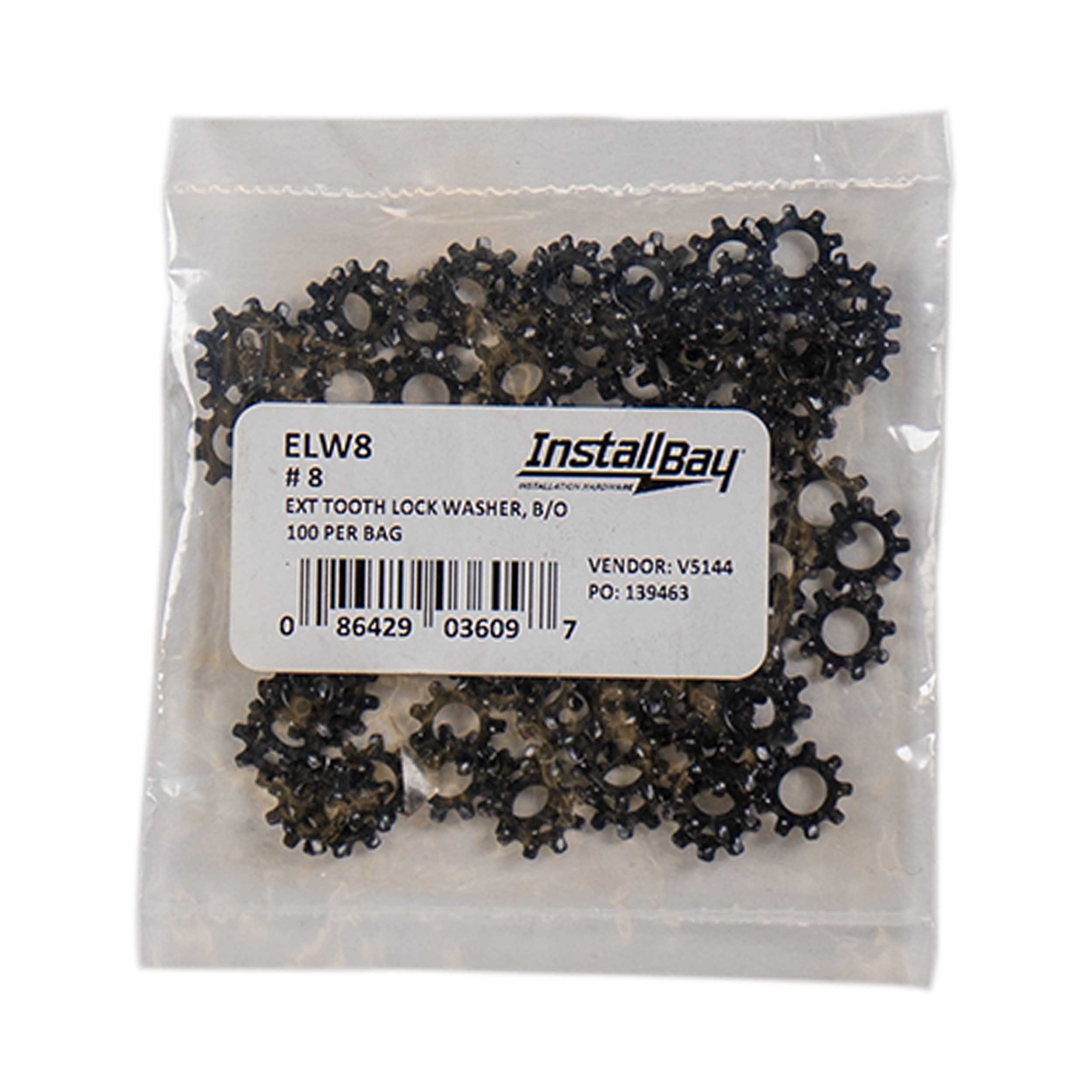 Lock Washer #8 External - Package of 100