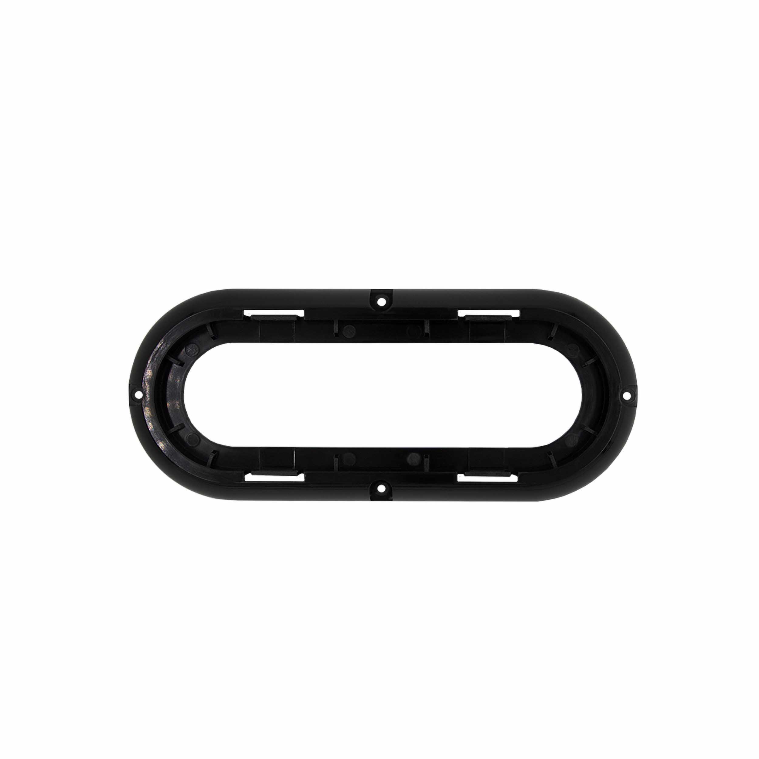 Plastic Flange for Oval Trailer Lights - 6 Inch