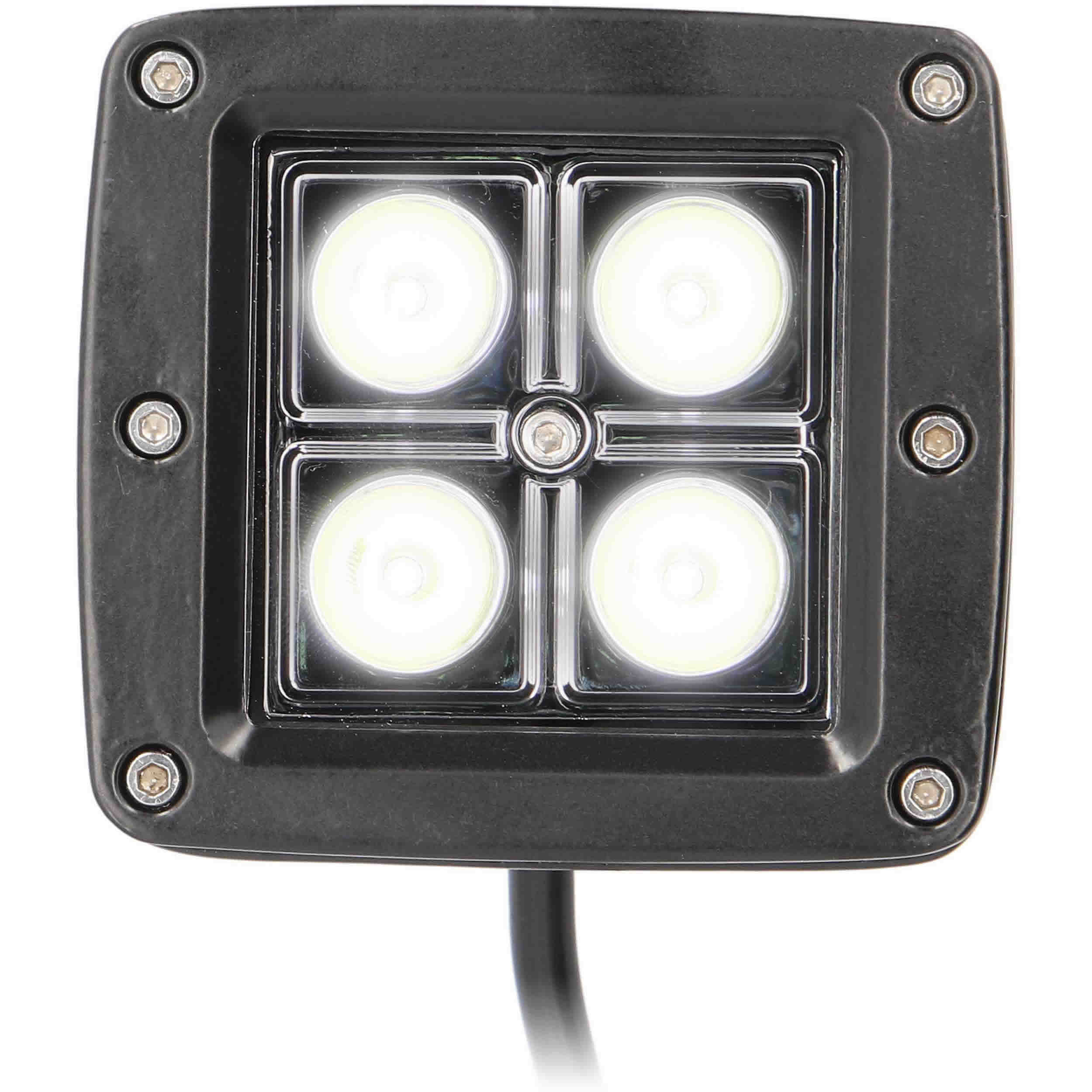Daytona Lights 3" Cube Light - 4 LED Spot (2Pk)