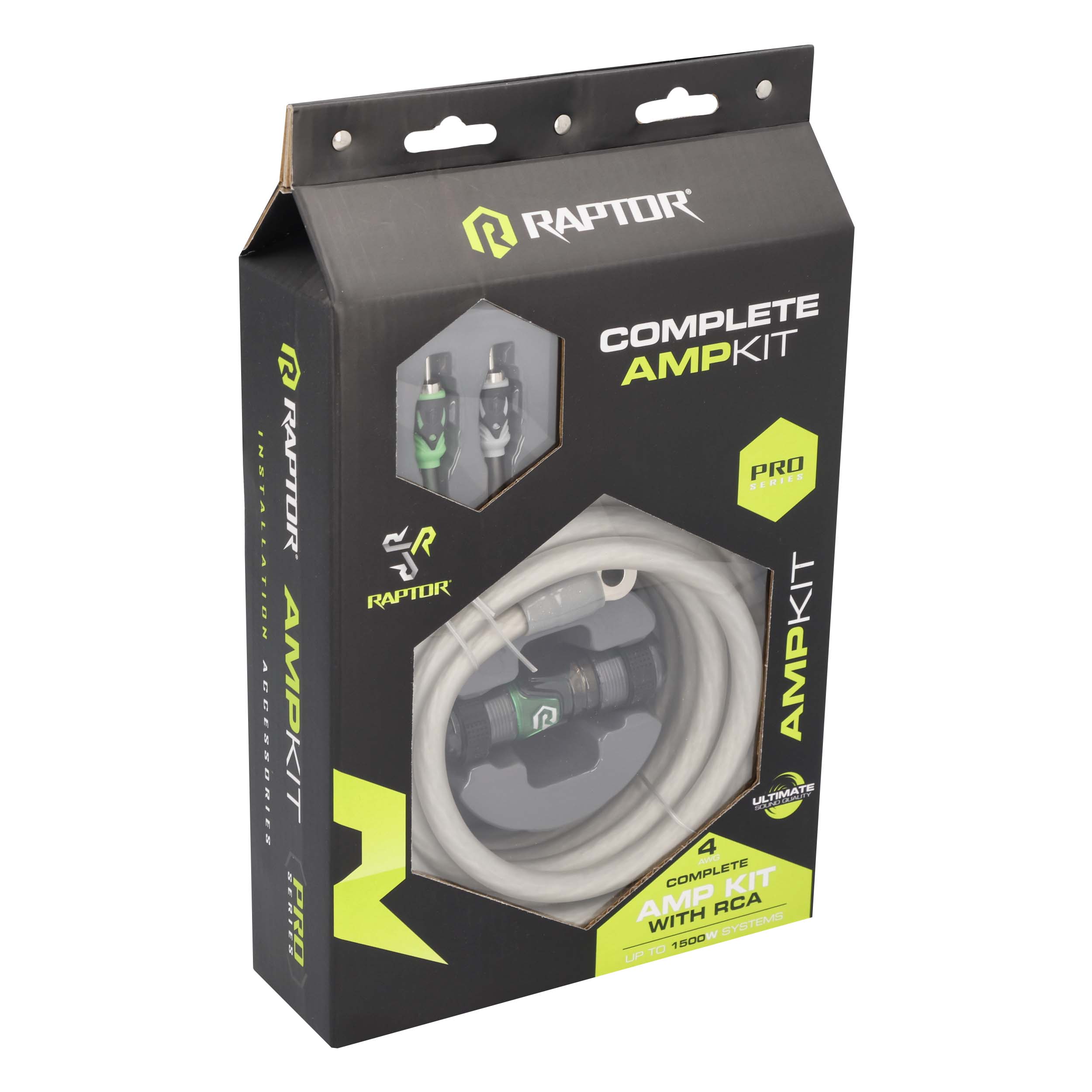 1500W 4 AWG Amp Kit with RCA Cable - Pro Series