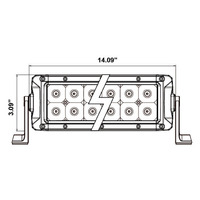 Improved Infinite Series RGB Lightbar - 14 Inch, 24 LED