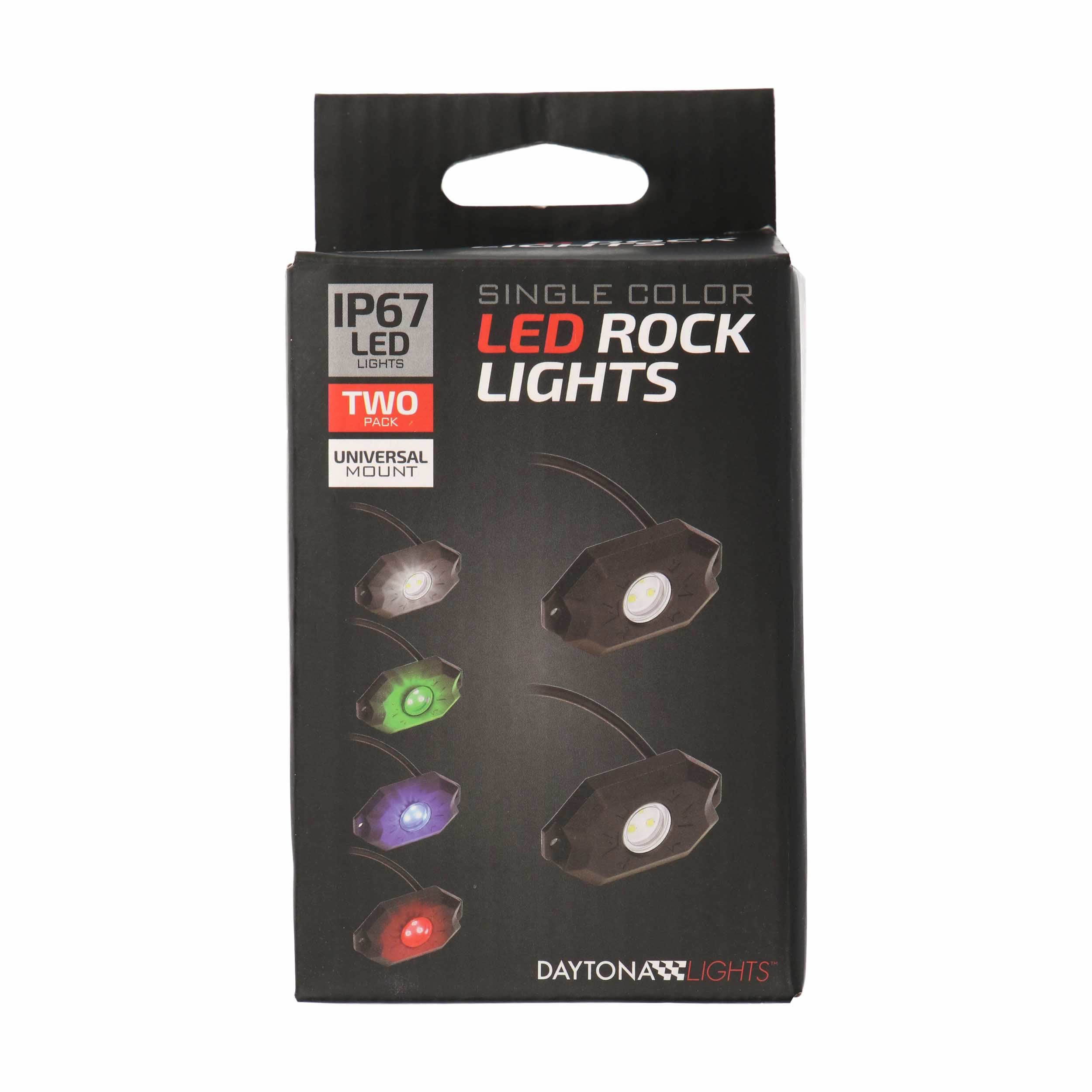 Daytona Lights Rock Lights (Green) - 2 Pack