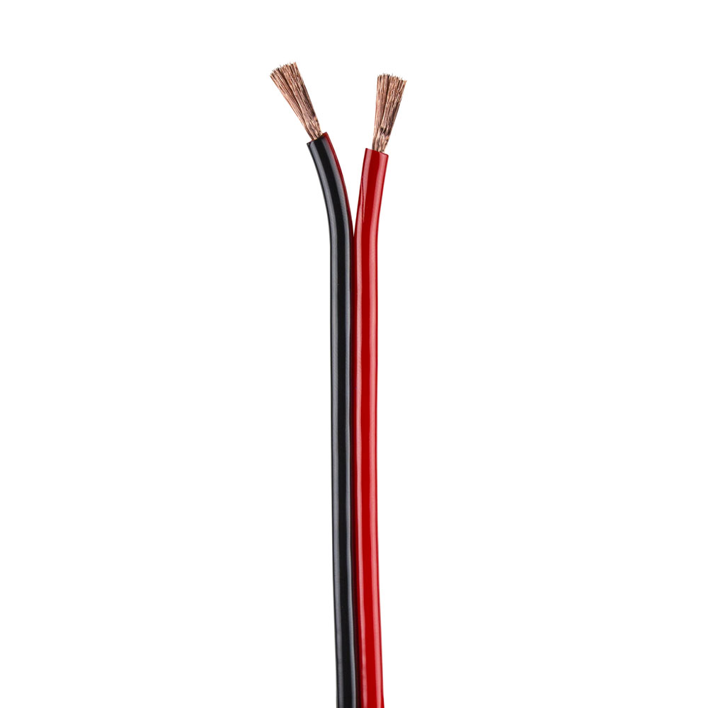 Speaker Wire 12 Gauge All Copper Red-Black Paired Coil - 500