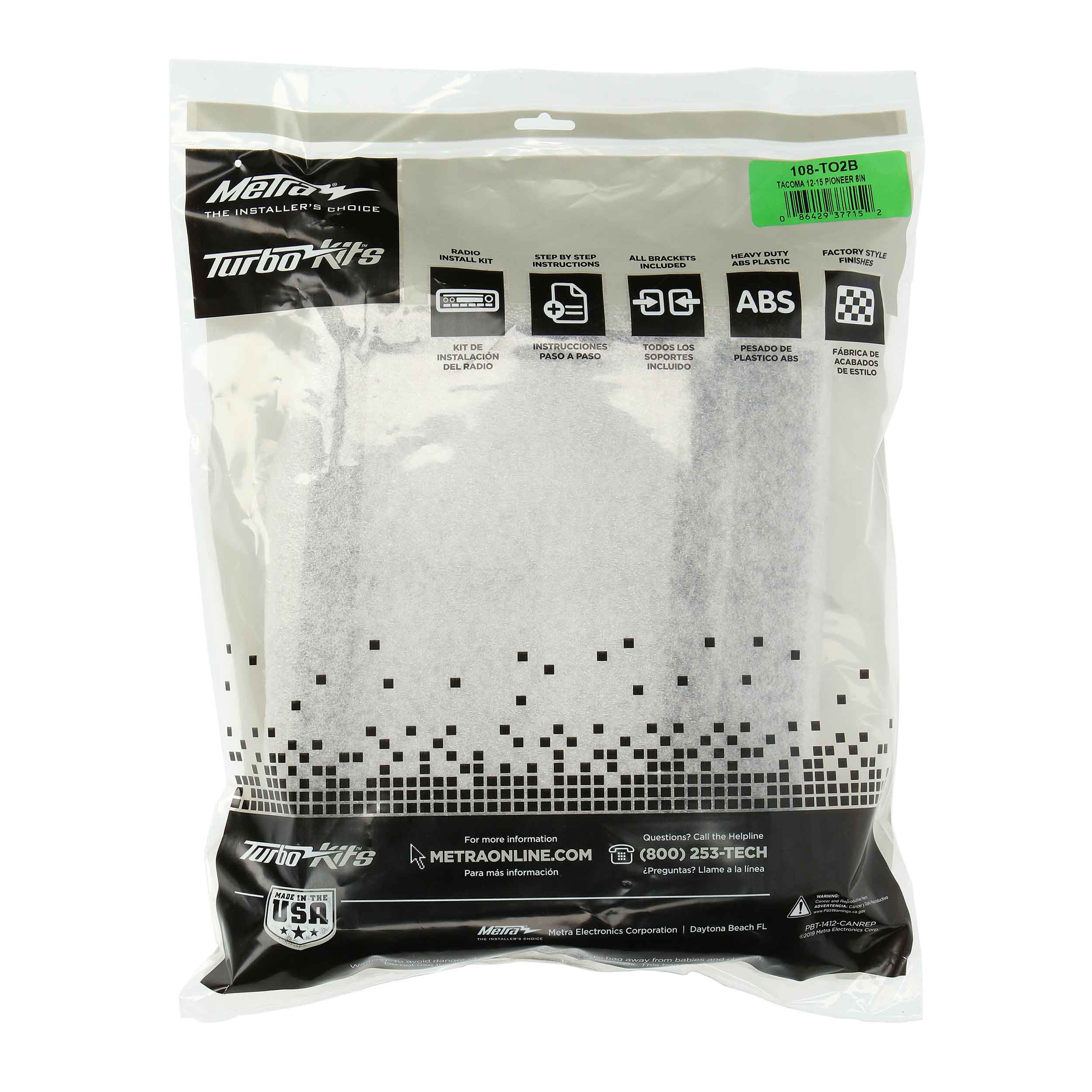 Toyota Tacoma 2012-2015 - Pioneer 8-inch Radio TurboKit