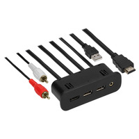 USB/AUX/HDMI® Replacement Panel  - Chrysler | Dodge | Jeep 2015-2016