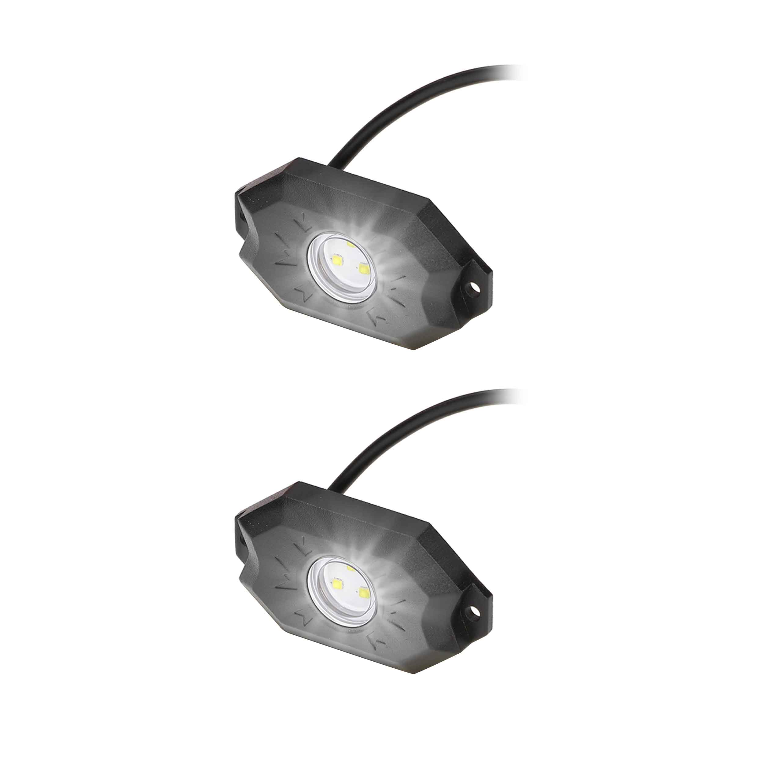 Daytona Lights Rock Lights (White) - 2 Pack
