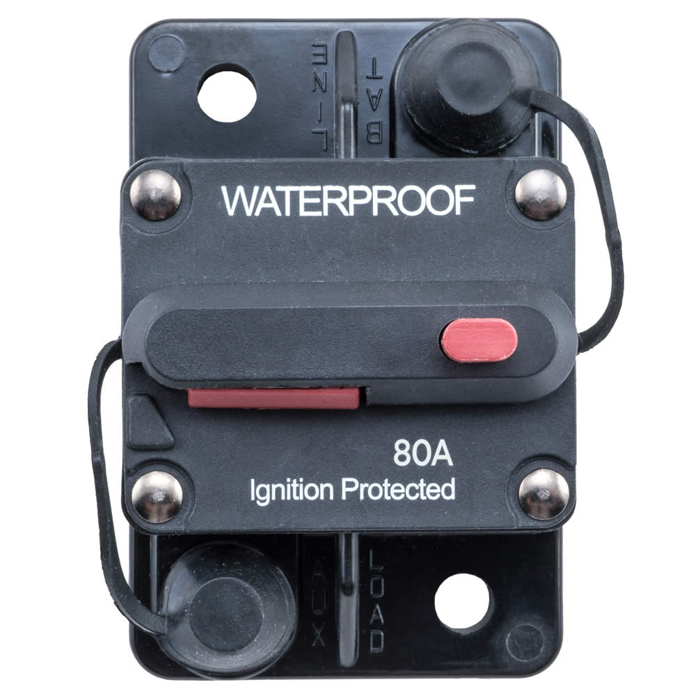 Circuit Breaker Manual Reset IP67 Rated - 80  Amp