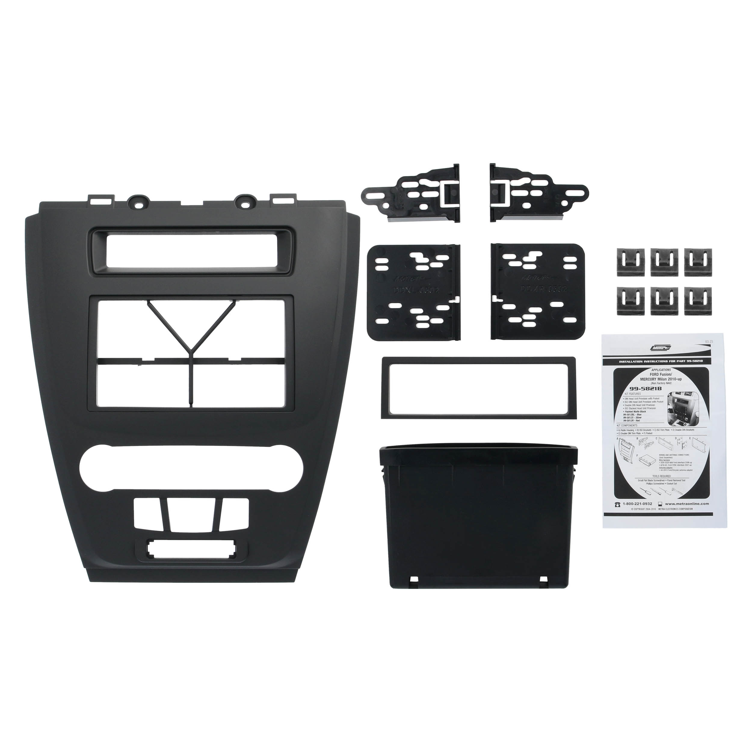 Ford Fusion / Mercury Milan 2010-2012 (Black)