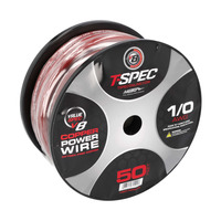 V8GT OFC Power Wire | 1/0 AWG | 50 ft. | Red