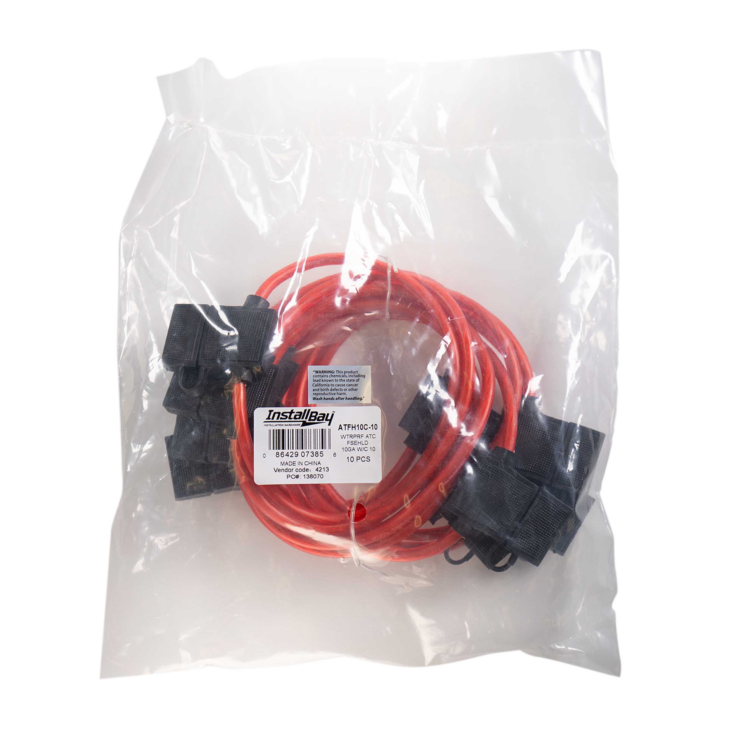 ATC Fuse Holder With Cover 10 Gauge - Package of 10