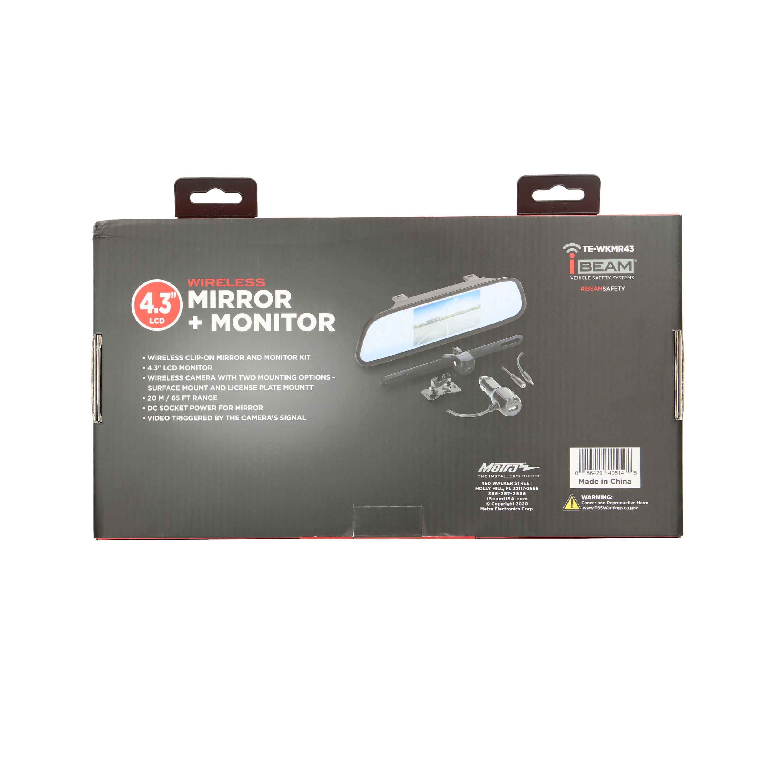 Wireless 4.3 Inch Mirror/Monitor and Camera