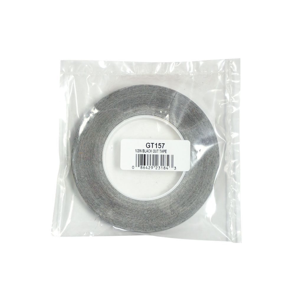 1/2 Inch Black Out Tape - 150 Feet