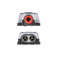 Ground Distribution Block | 1/0-4 AWG In, (2) 1/0-4 AWG Out