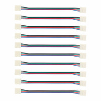 Extension Connector for 5MRGB-1 LED Lights - 6 Inch, 10-Pack