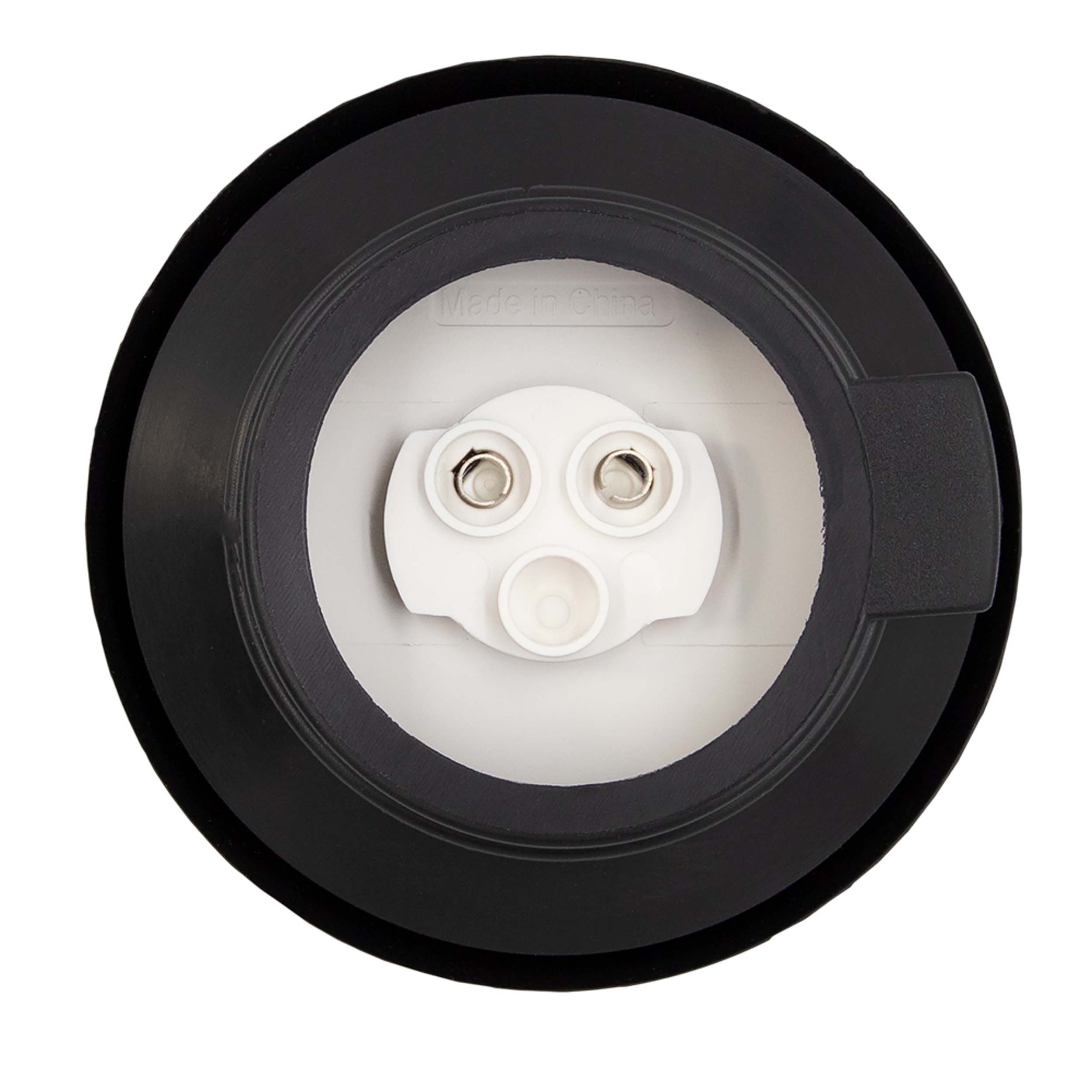 Round White Marker/Clearance Light with Grommet - 2.5 Inch,