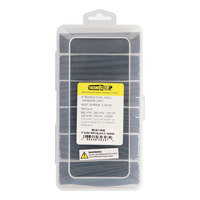 Heat Shrink Tubing Kit - 160 Pc 4 in 2:1 Assorted - Black