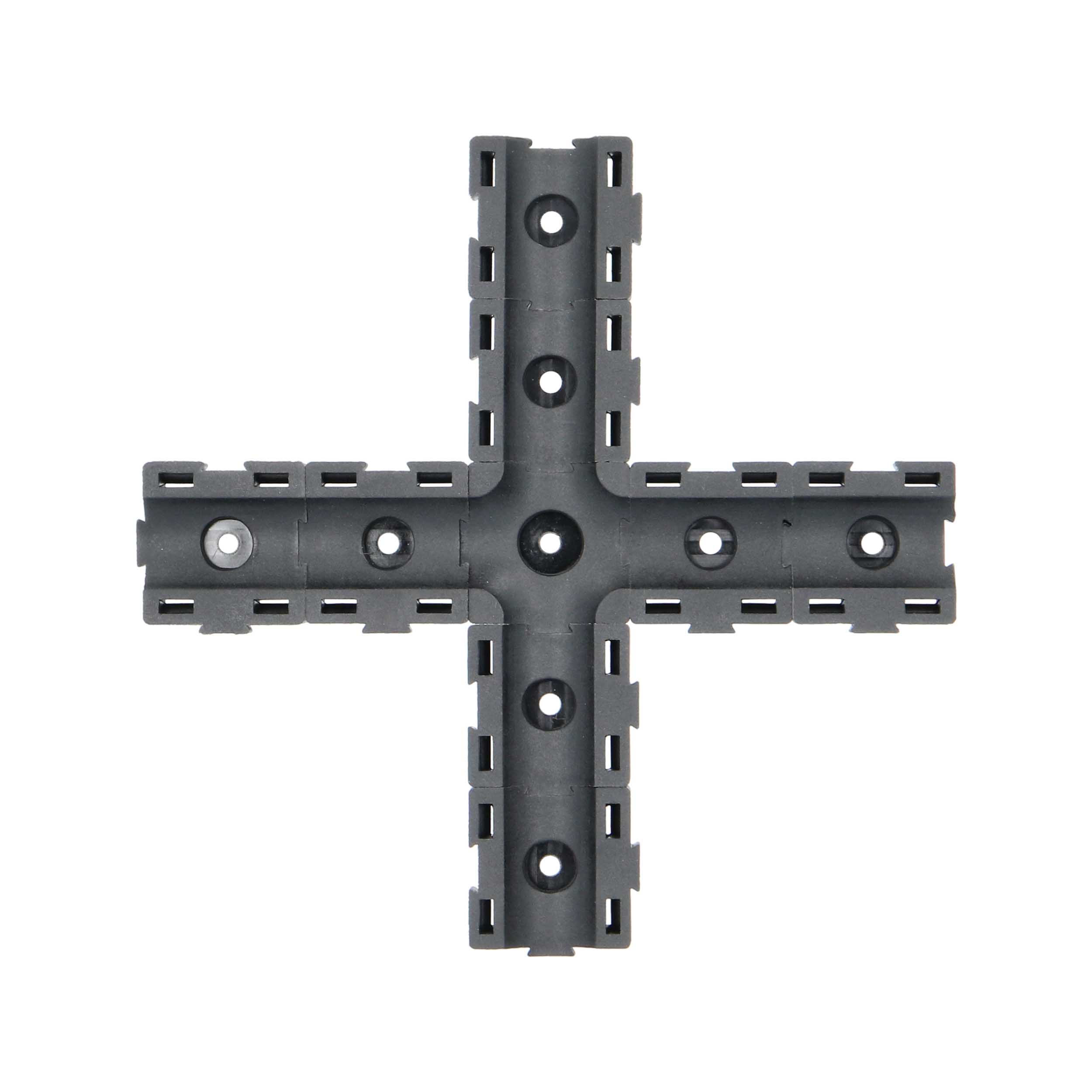 100-Piece 4GA to 1/0GA Modular Cable Management Clamp Set