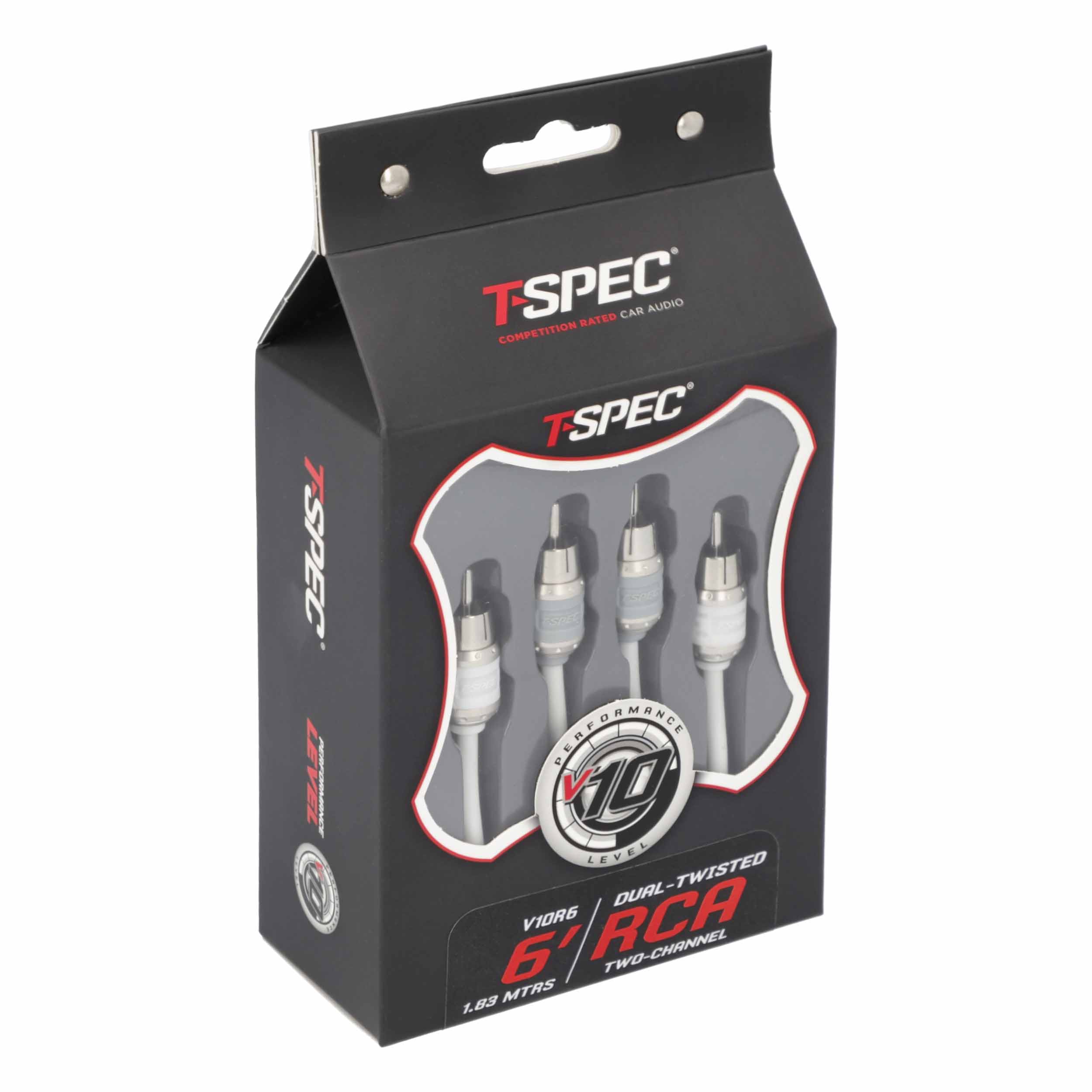 RCA v10 Series 2-Channel Audio Cable - 6 FT