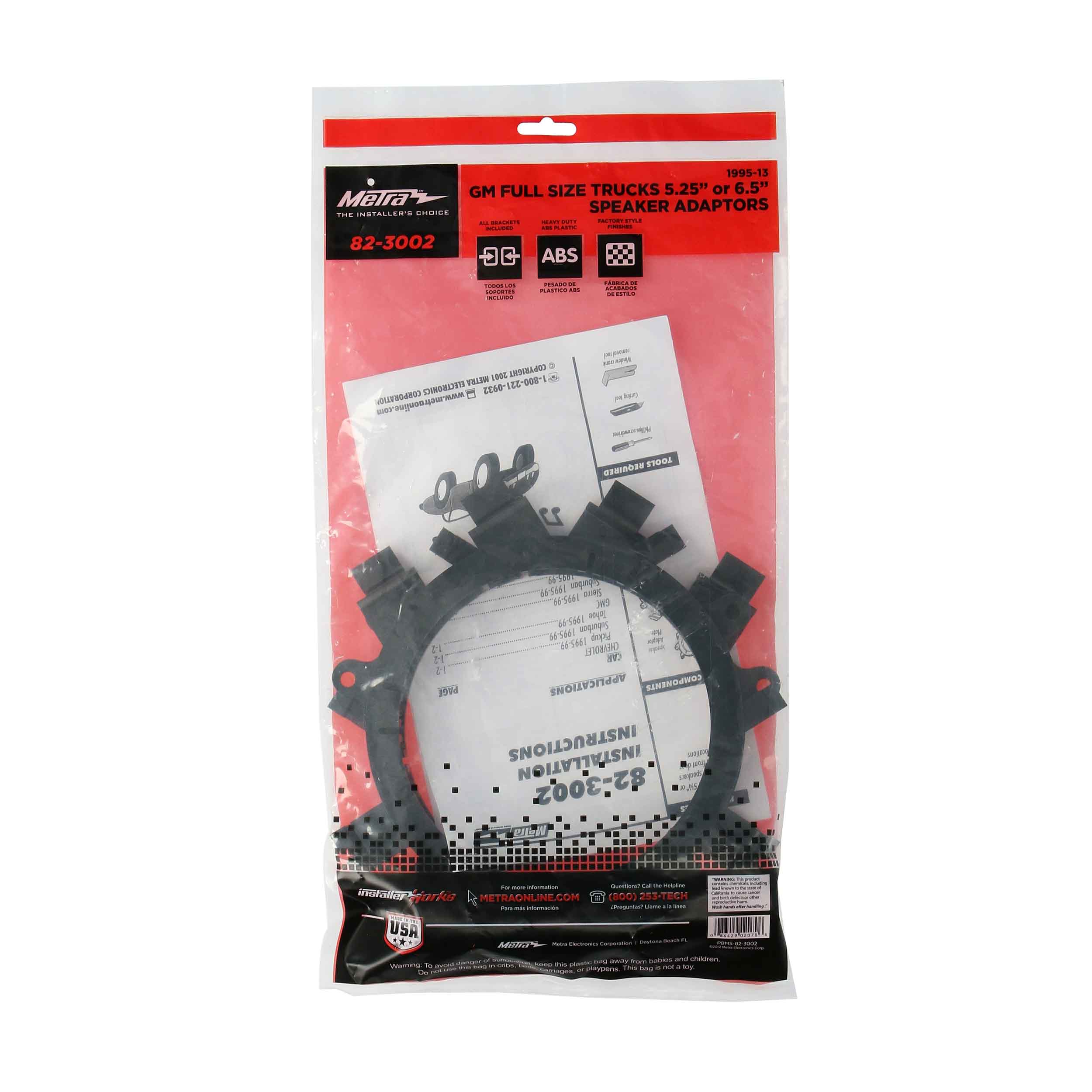 Speaker Adapters - Fits GM Full Size Trucks / SUVs 1995-2014