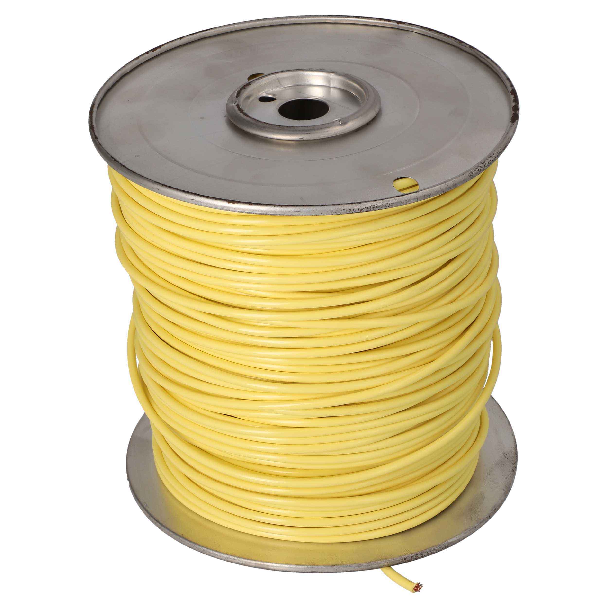 12 GA US GPT ALL COPPER PRIMARY WIRE YELLOW - Coil of 500 FT