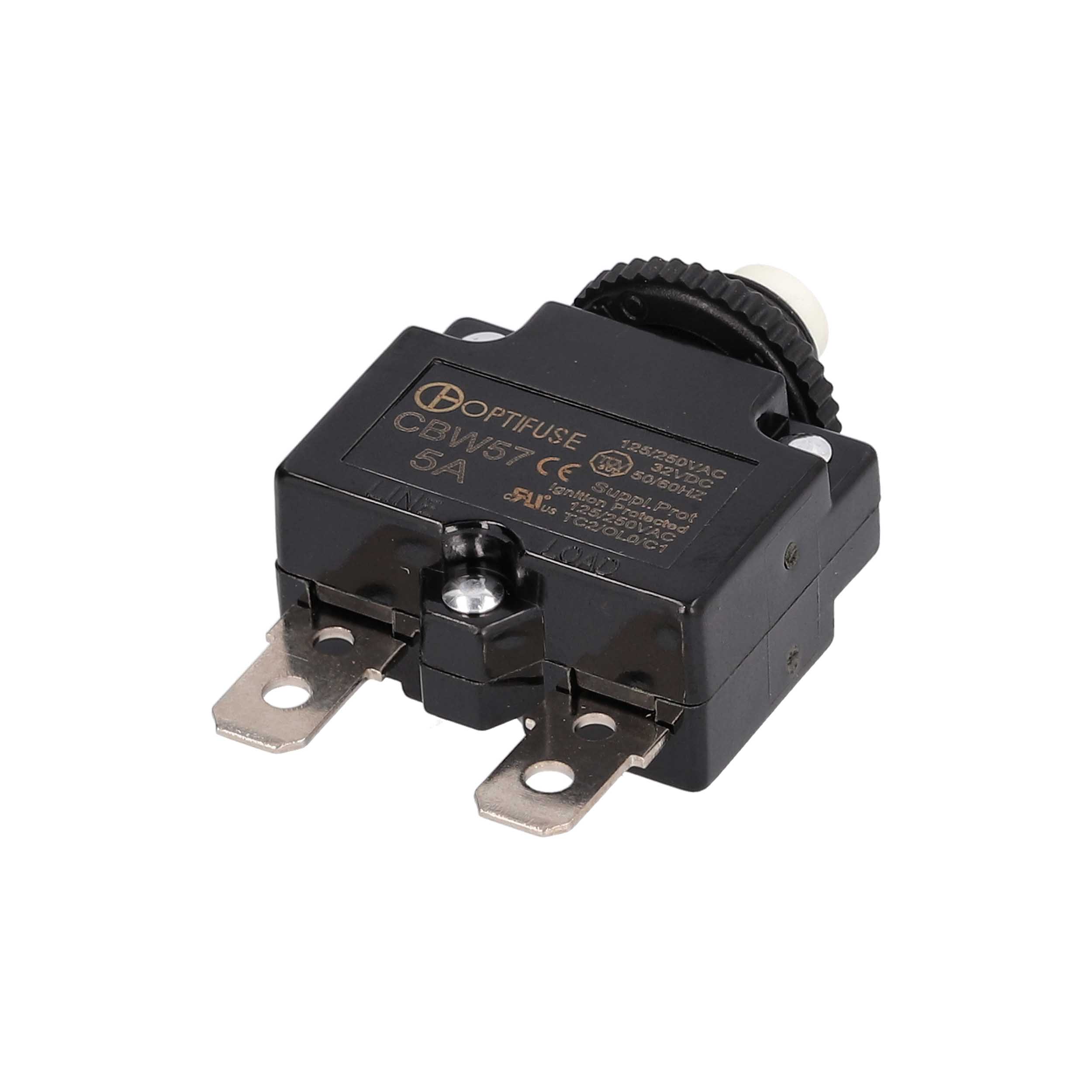 Miniature Line-Voltage Circuit Breaker - 5 Amp
