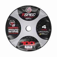 V8GT OFC Power Wire | 4 AWG | 100 ft. | Blue