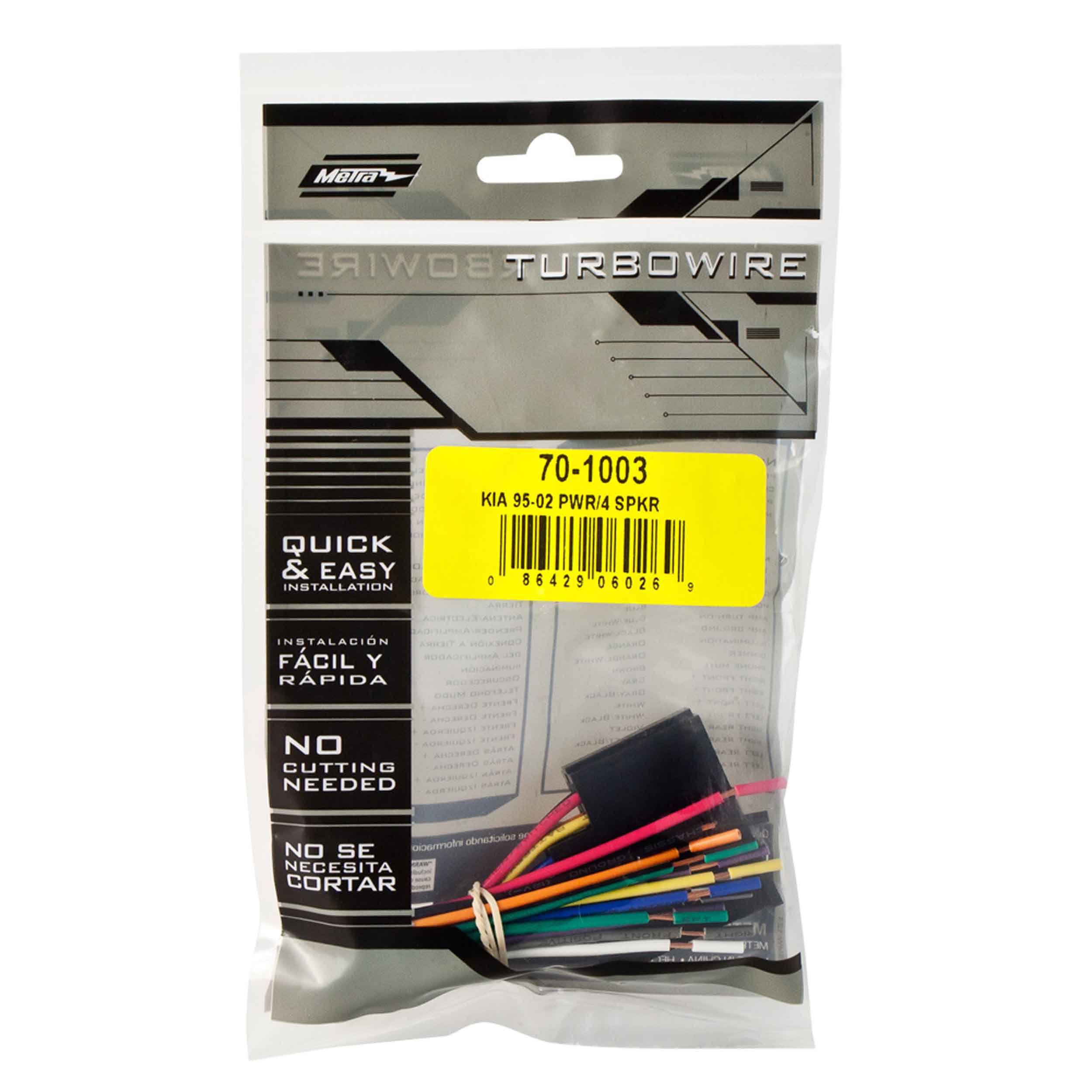 Radio Replacement Harness - Fits Kia 1995-2002