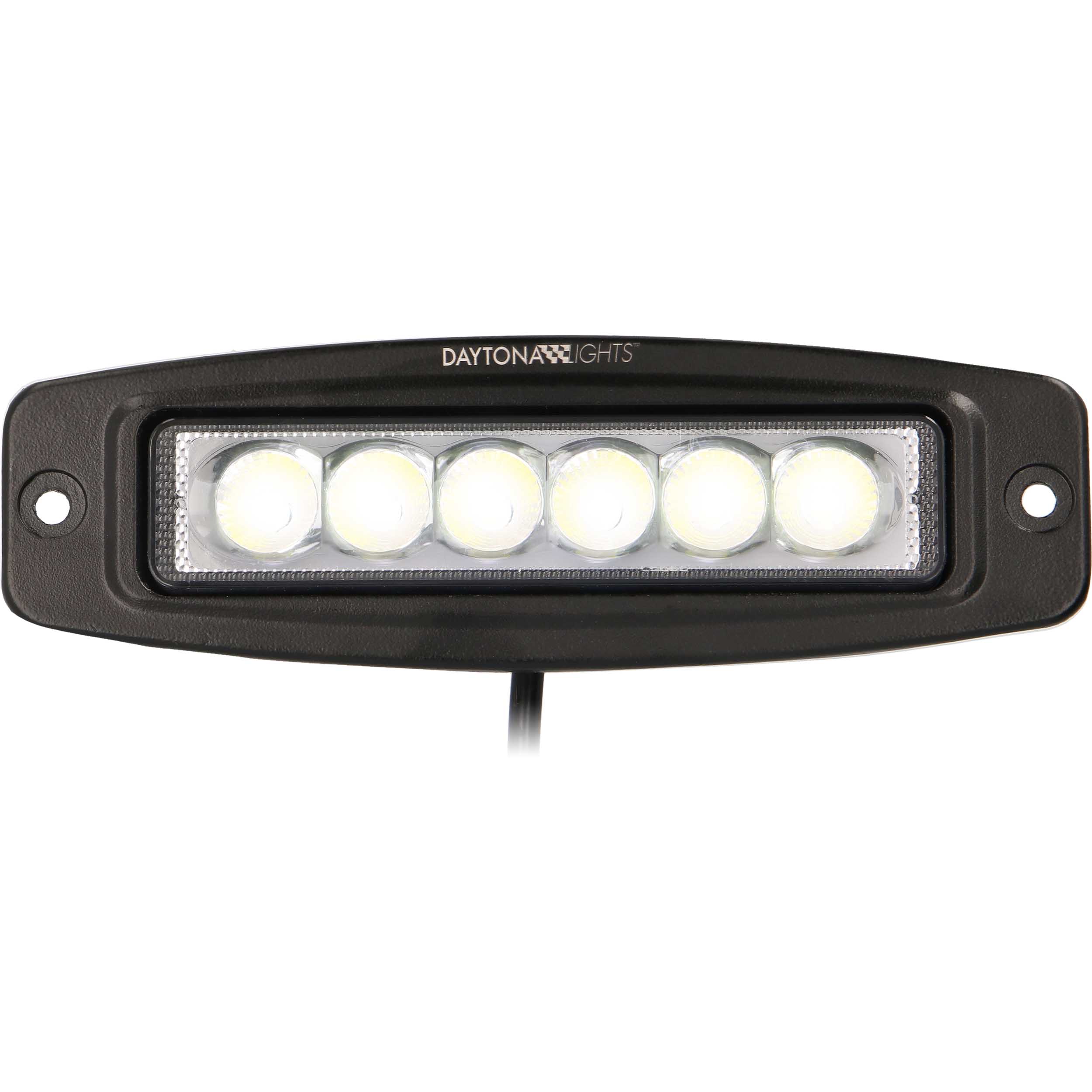 Daytona Lights Flush Mount Driving Lights - 6 LED Spot (2Pk)