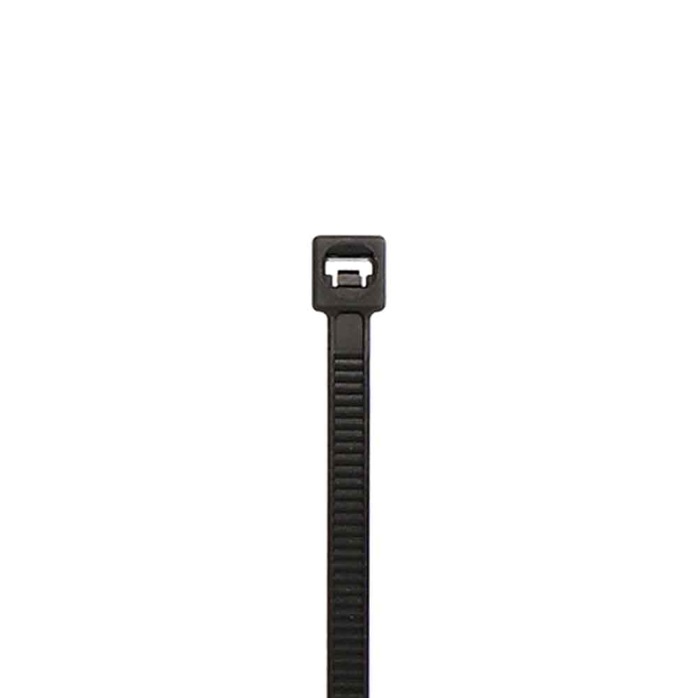Black Cable Tie - 8 Inch, Package of 100