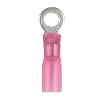 Heat Shrink Red Ring Terminal 22-18 Gauge #8