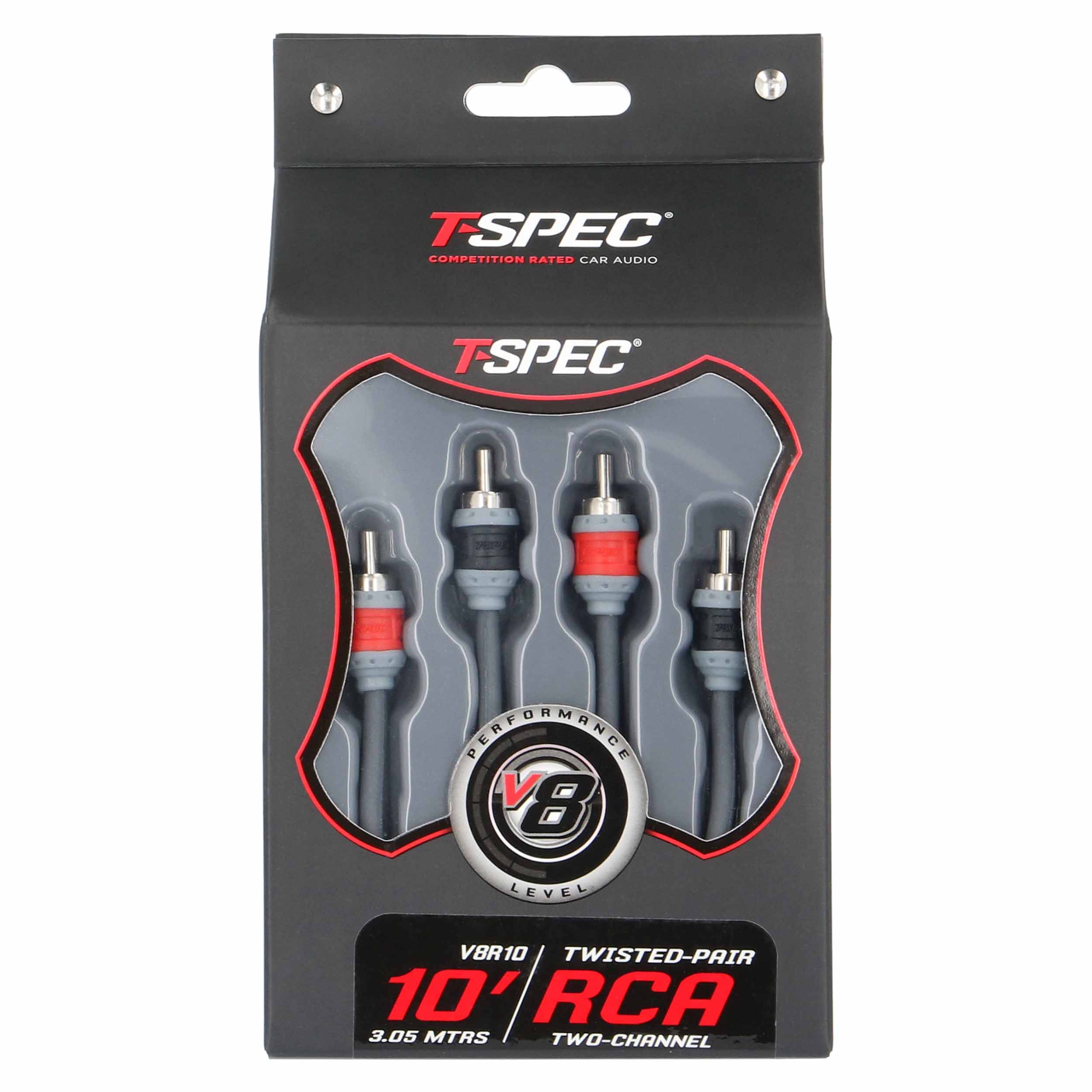 RCA v8 Series 2-Channel Audio Cable - 10 FT