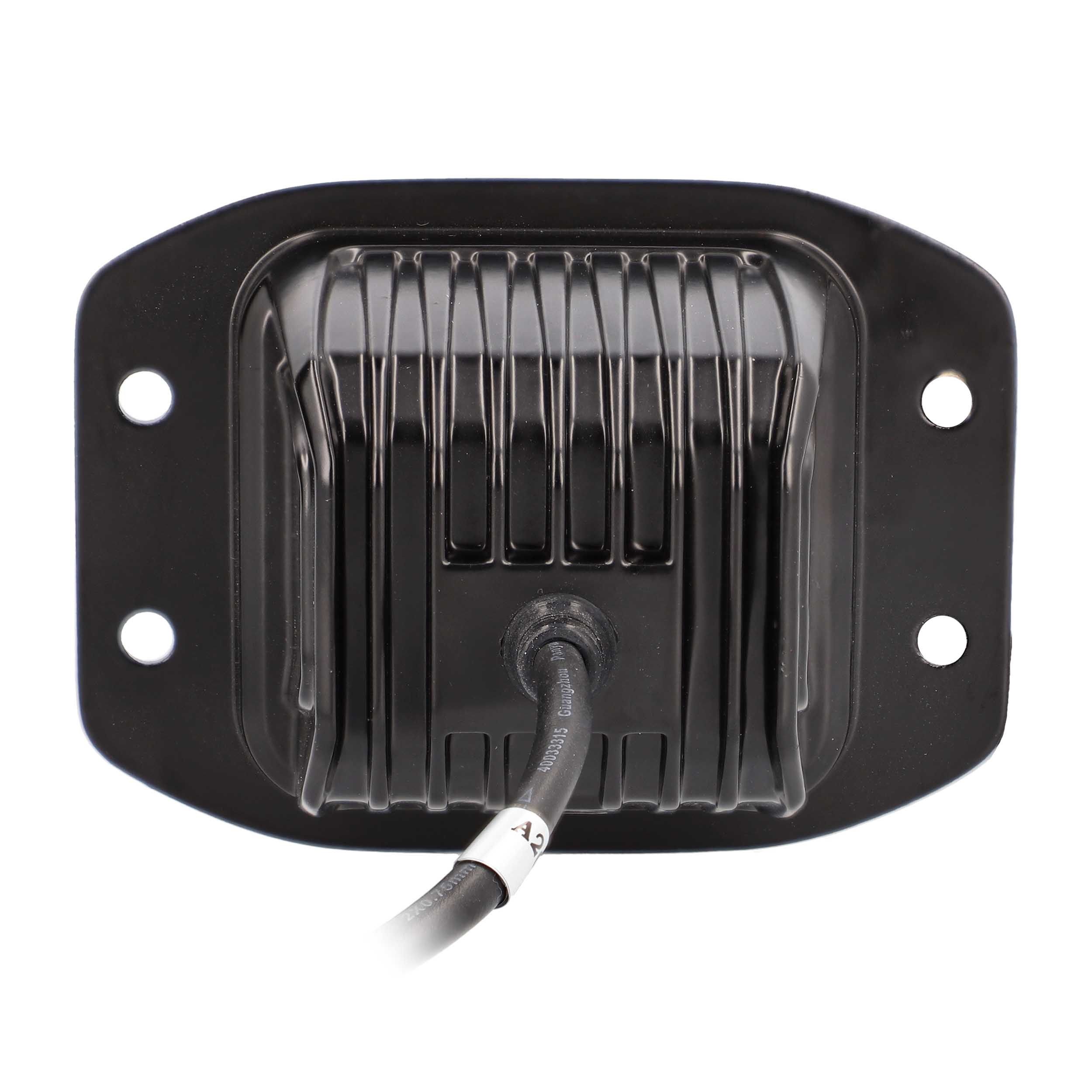 Blackout Flush Mount 3.5" Cube 4 LED Light - Spot