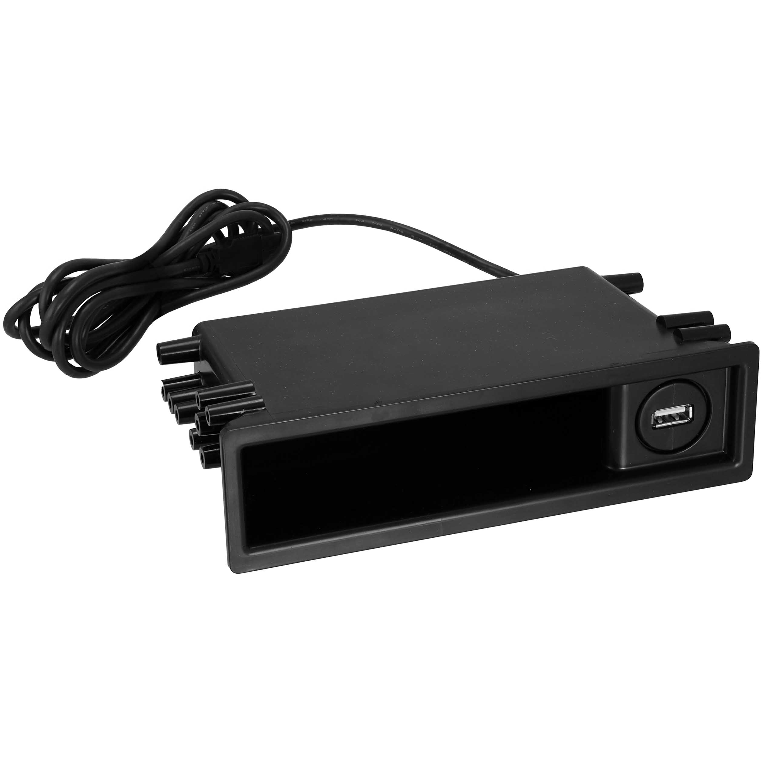 ISO-DIN pocket 1981-2012 with USB Charging Adapter