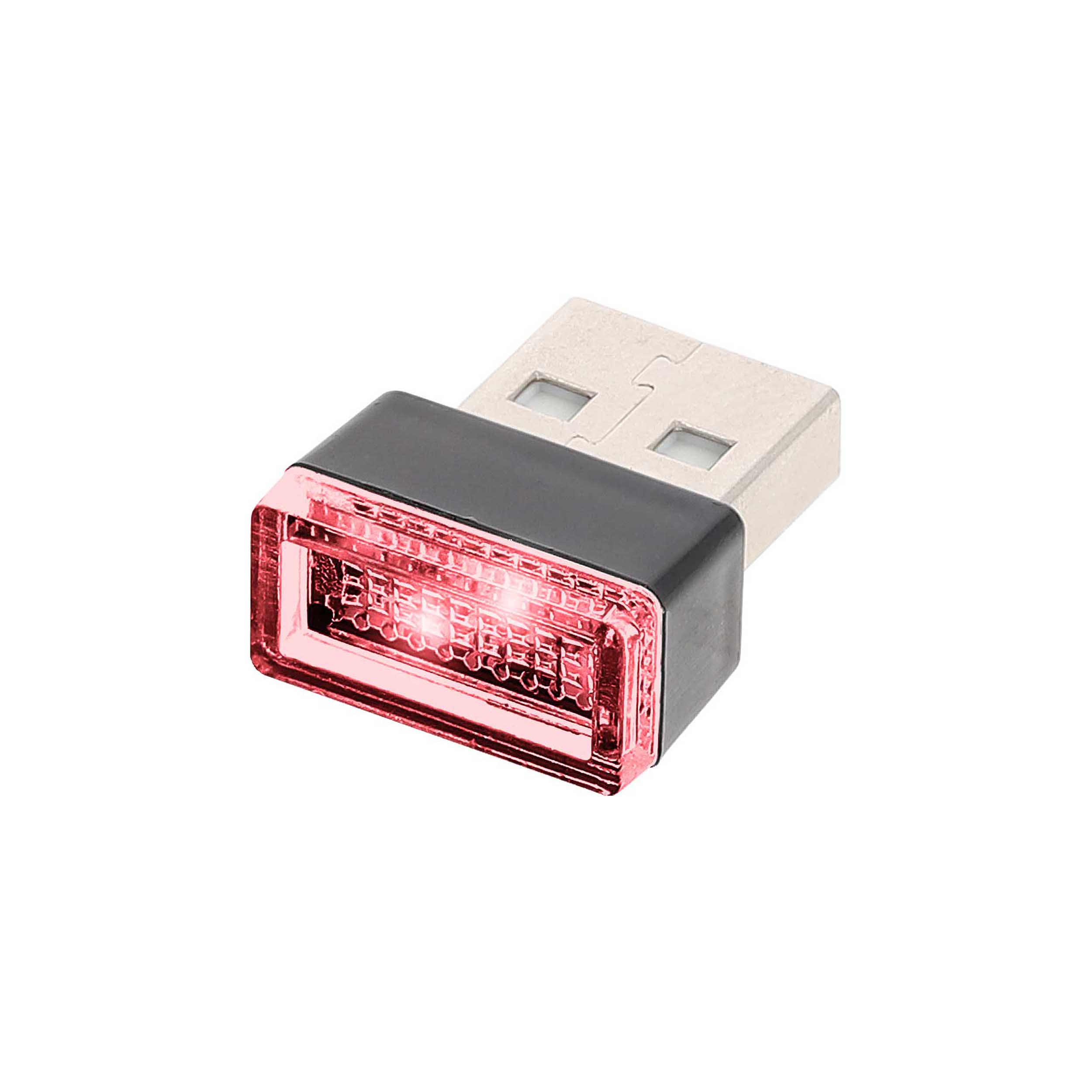 Daytona Lights USB-A Dongle Accent Lights (Red) - 2 Pack