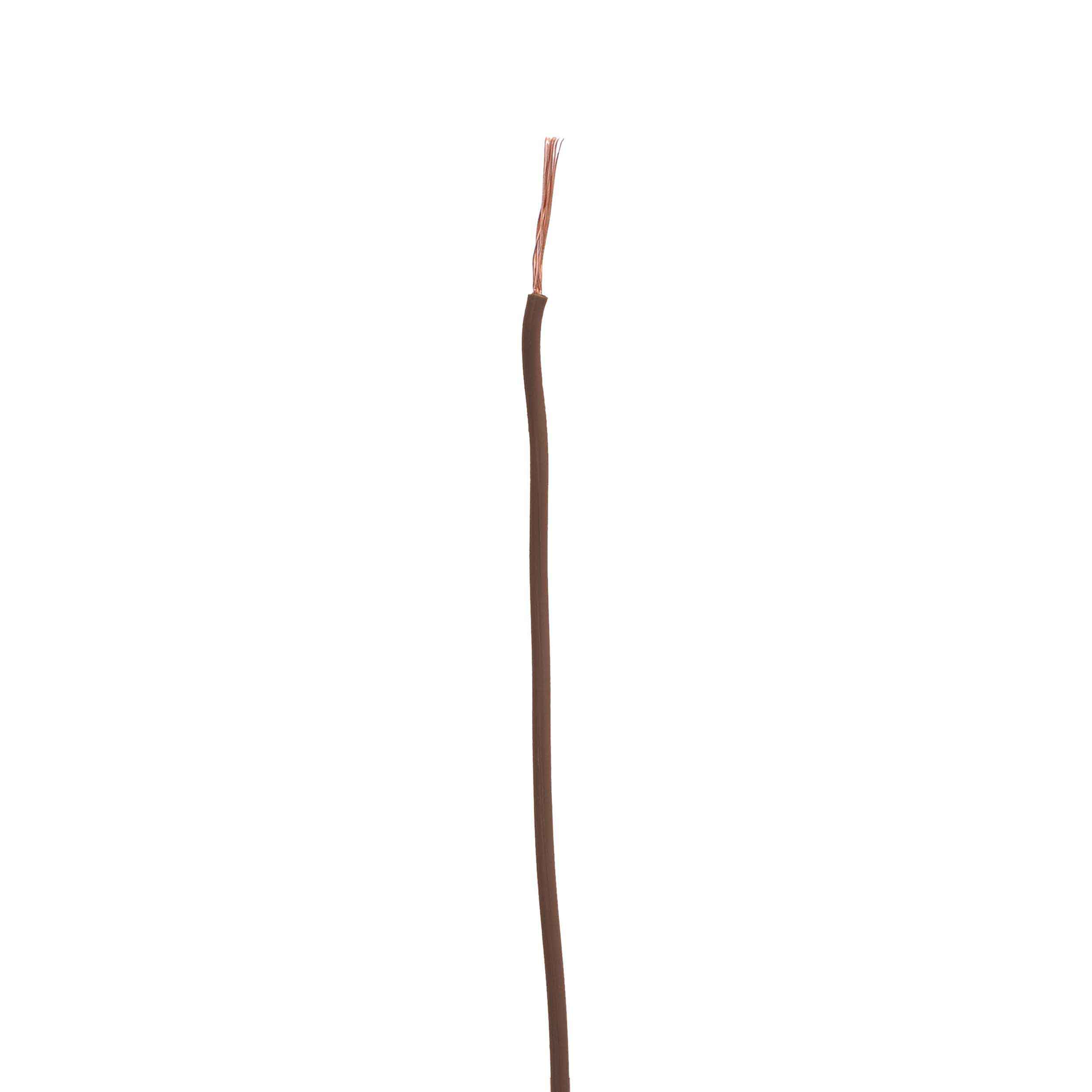 18 GA US GPT ALL COPPER PRIMARY WIRE BROWN - Coil of 500 FT