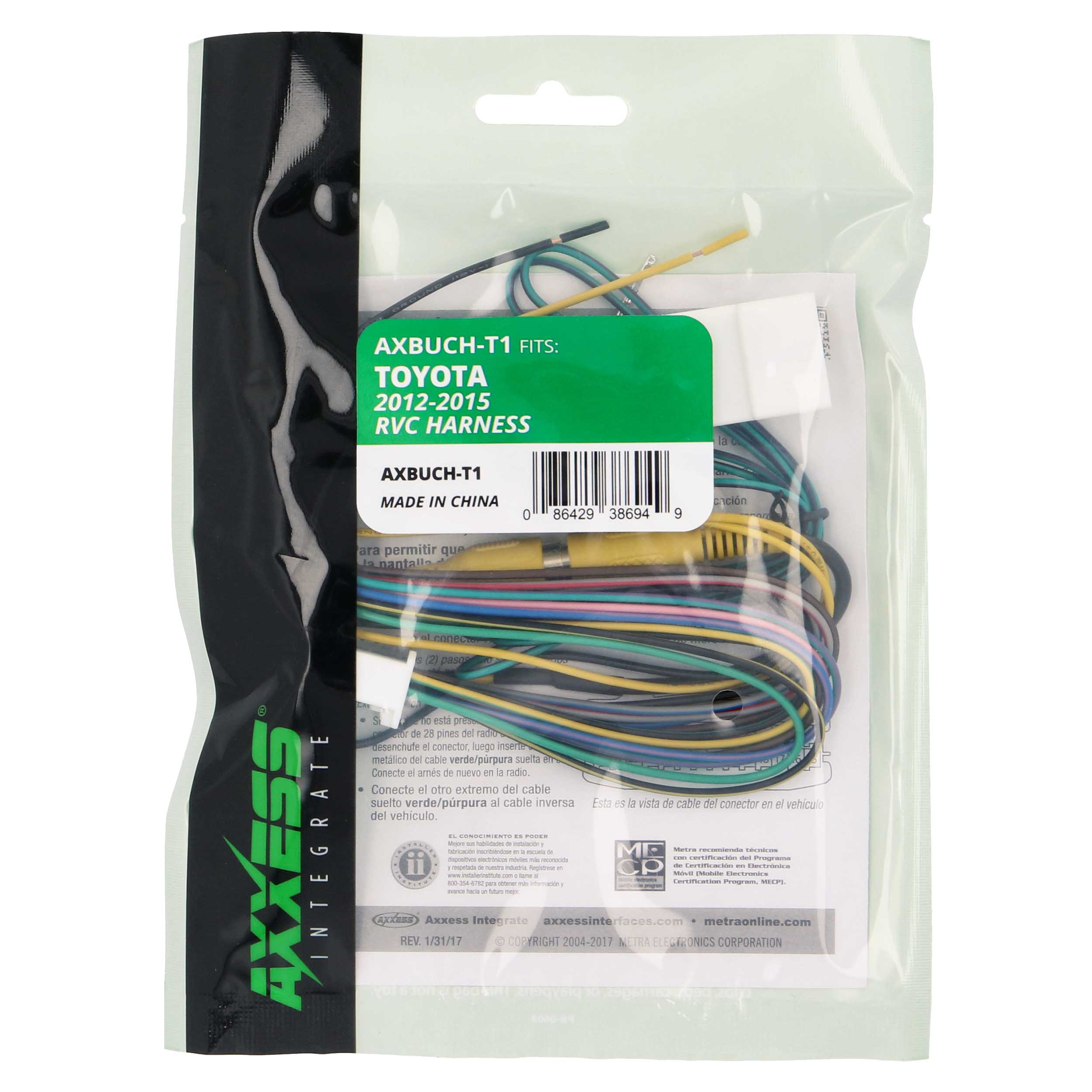 Backup Camera Retention Harness - Toyota 2012-2019