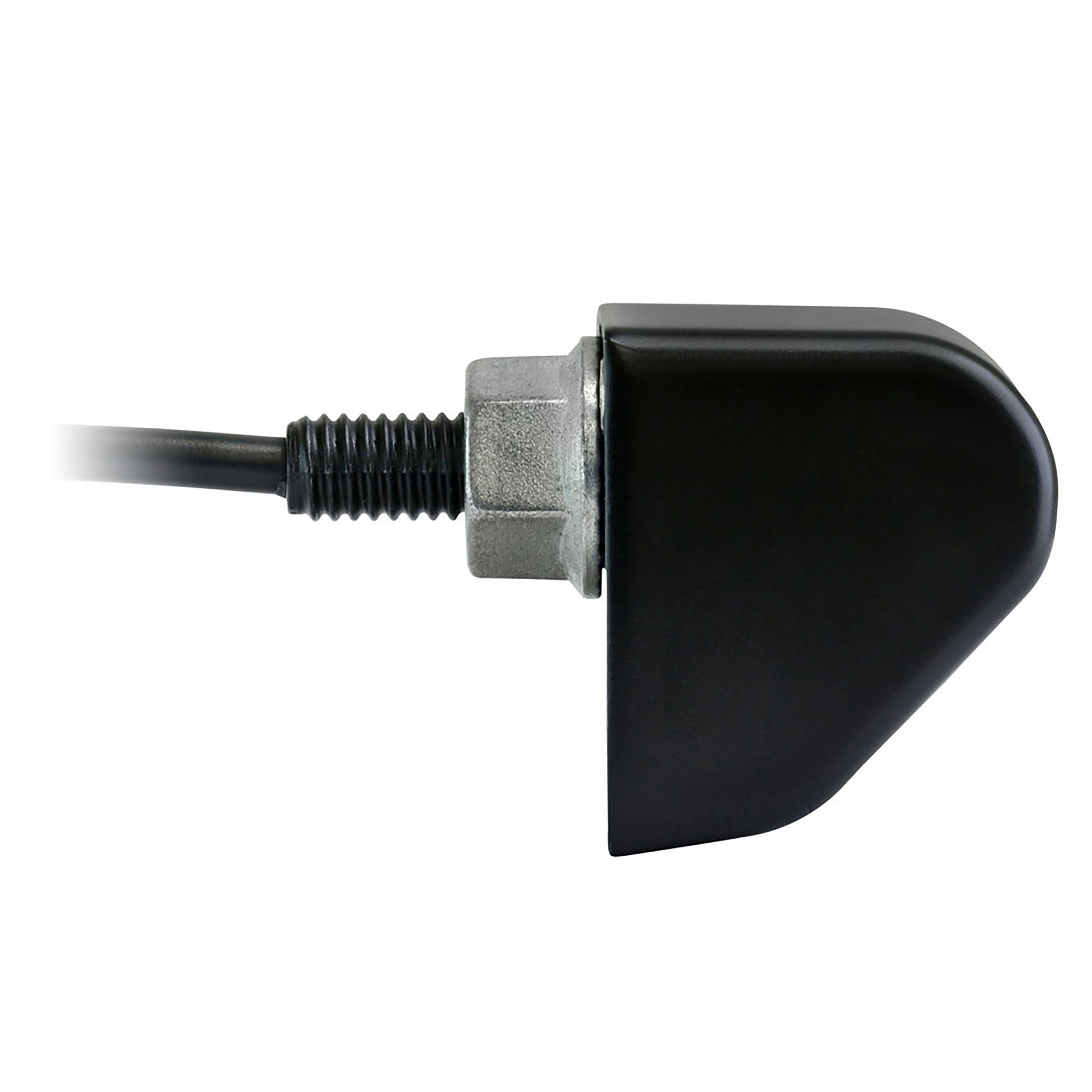 Above License Plate Backup Camera with Black Metal Housing