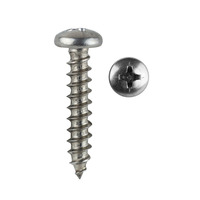 #10 X 1 18-8 PHIL PAN HEAD SS - Bag of 100