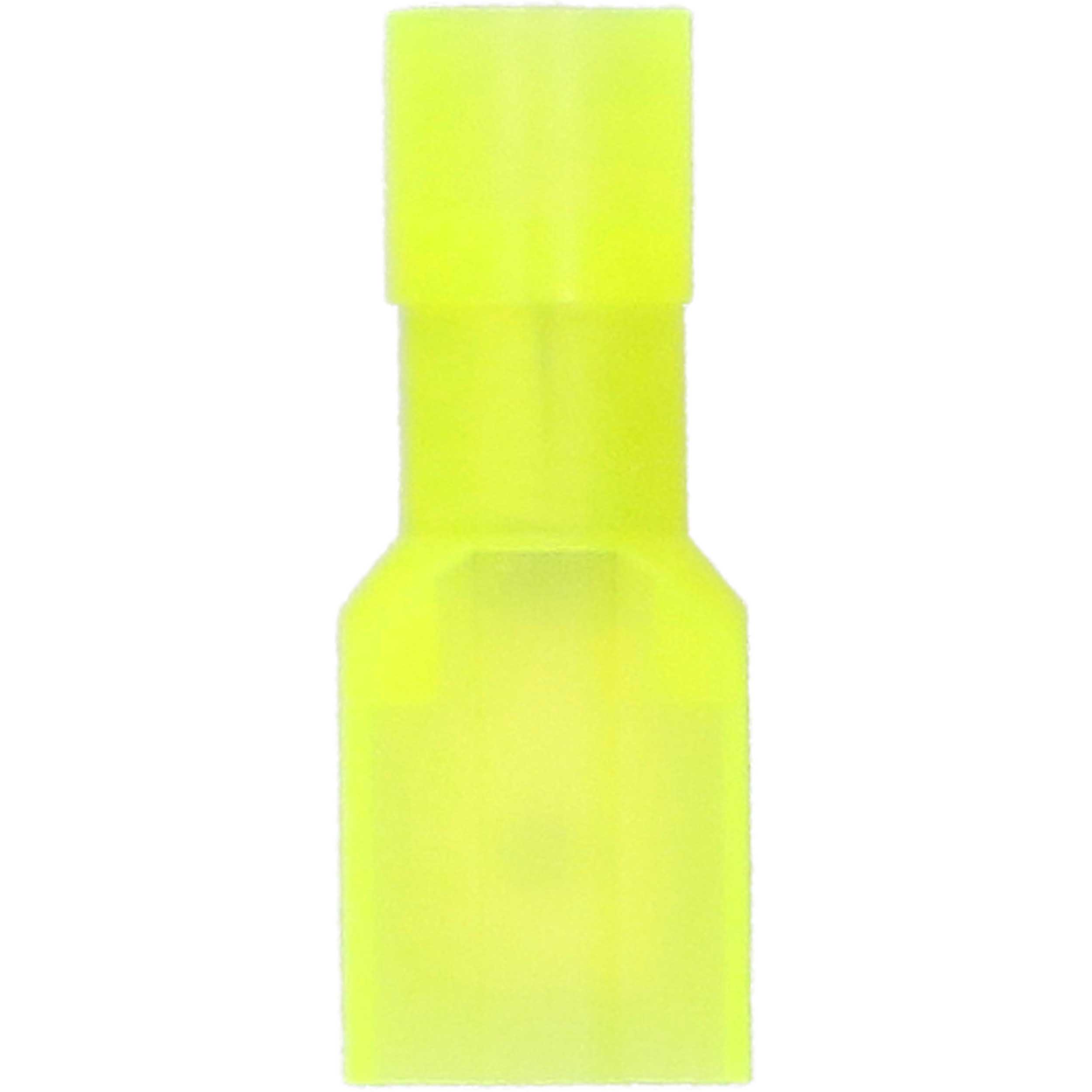 Yellow Nylon Male Quick Disconnect 12-10 Gauge .250