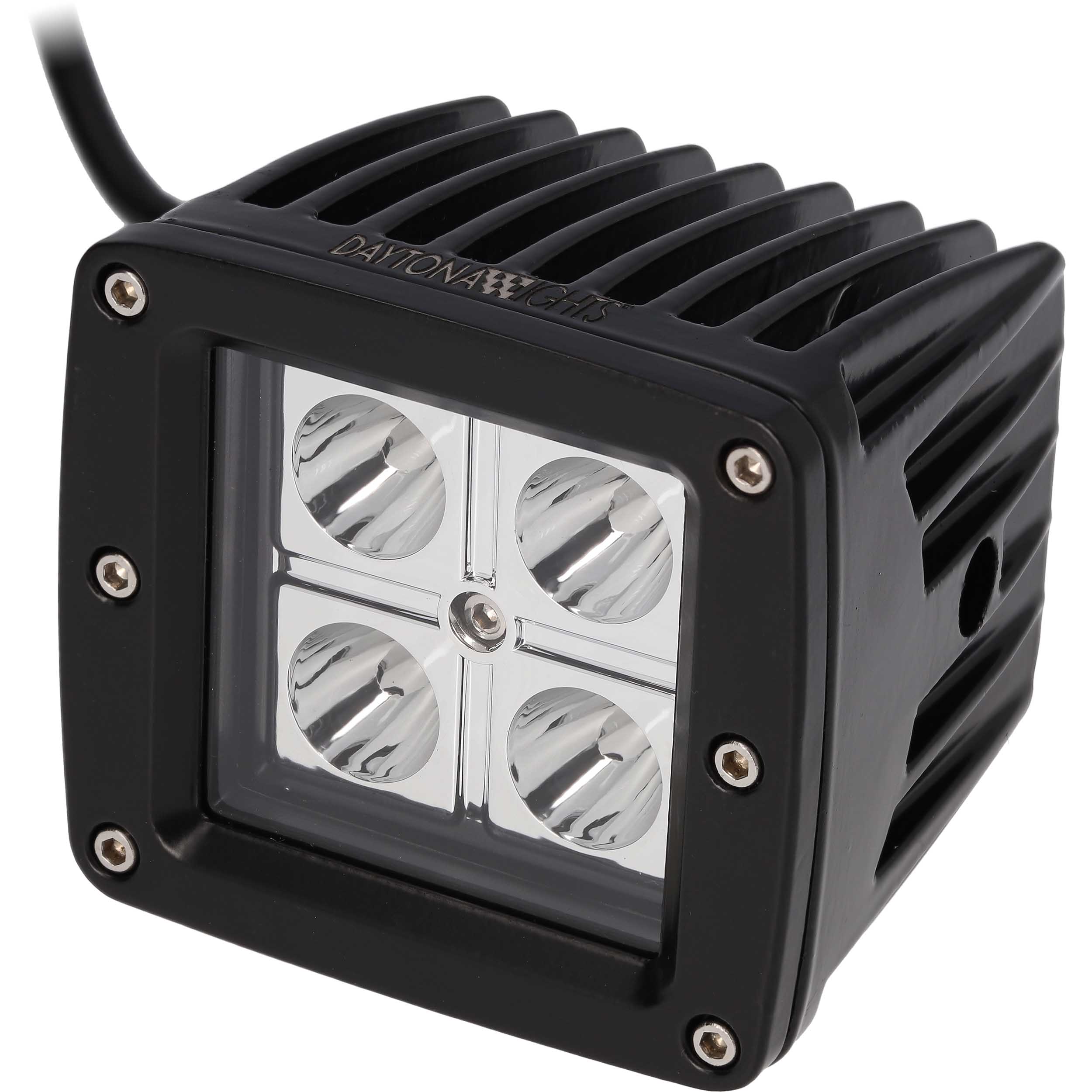 Daytona Lights 3" Cube Light - 4 LED Spot (2Pk)