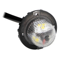 Hidden Strobe Blue Marker Lights - 1 Inch, 9 LED