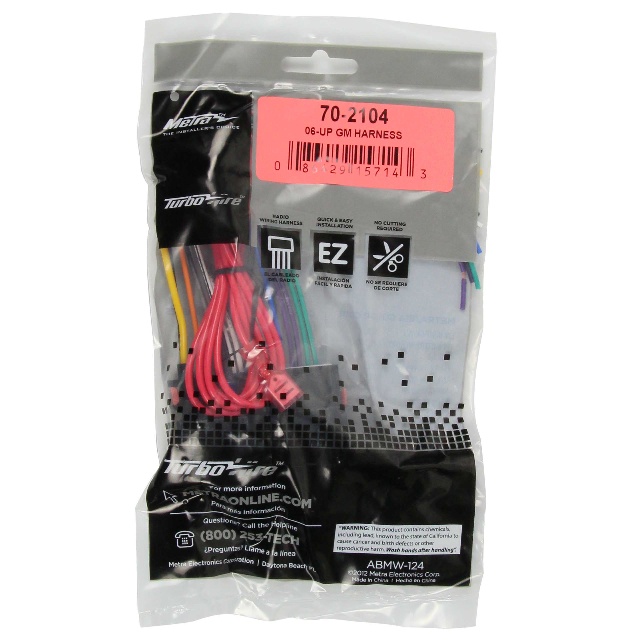 Radio Replacement Harness - Fits GM 2006-2012