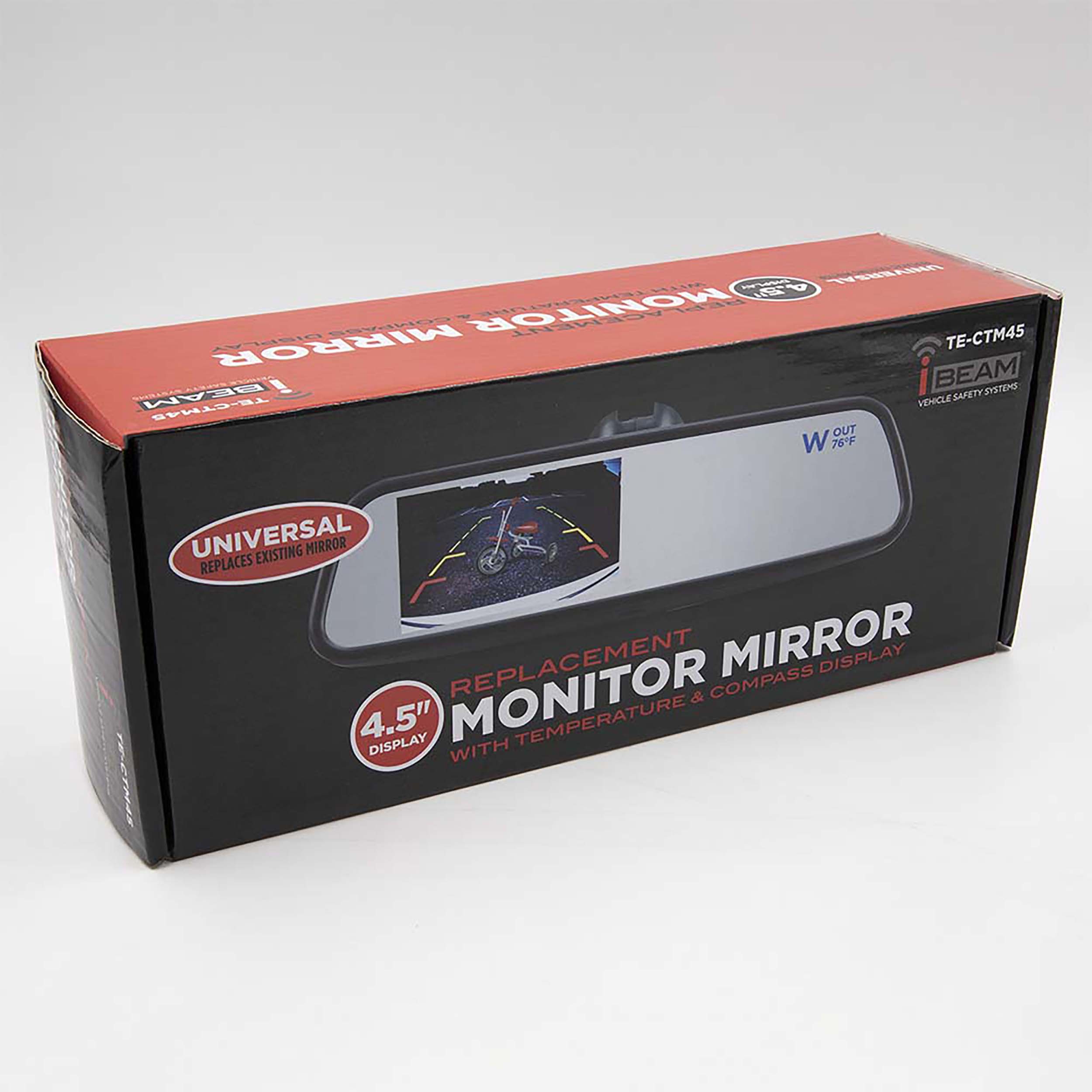 4.5 Inch Compass/Temp Mirror Monitor