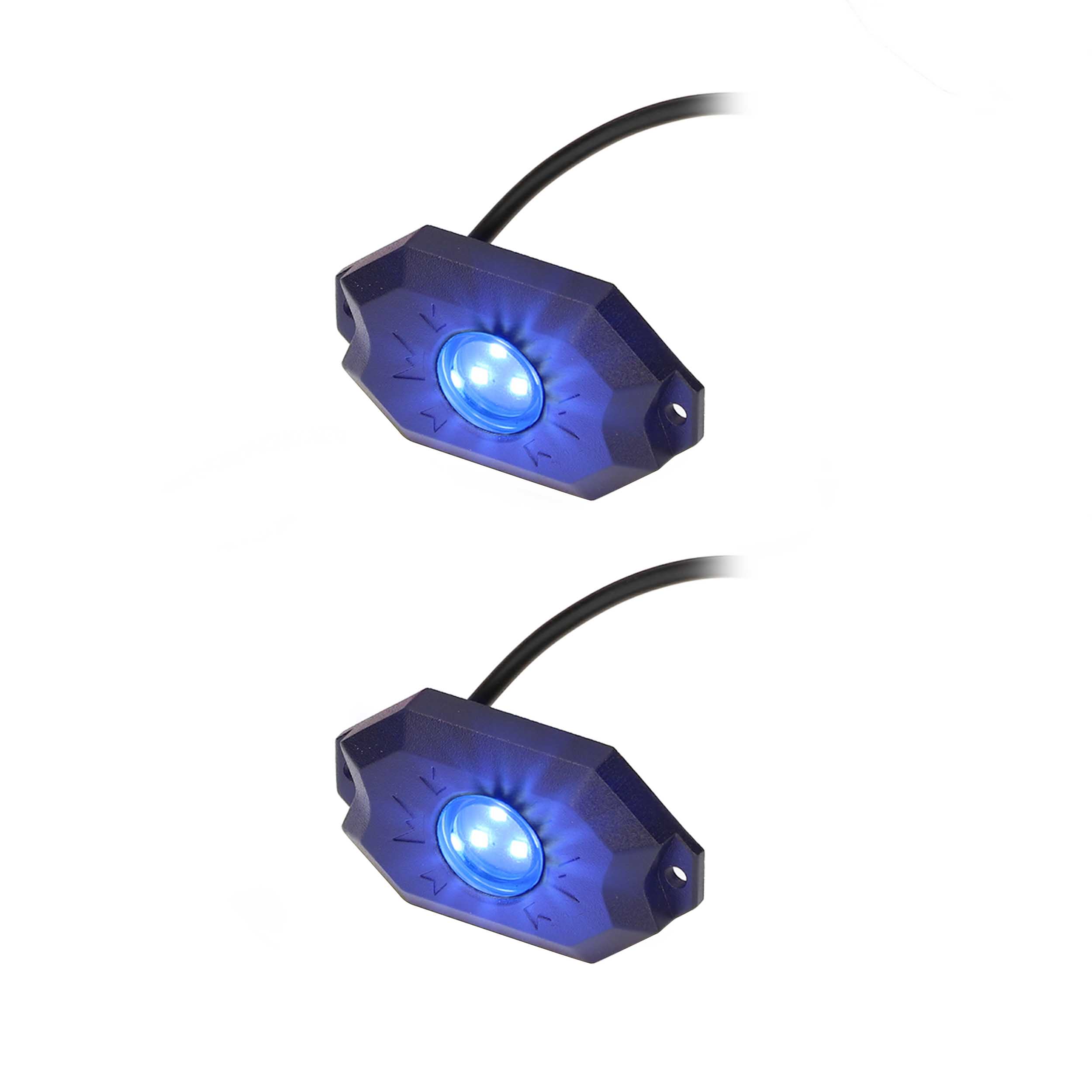 Daytona Lights Rock Lights (Blue) - 2 Pack