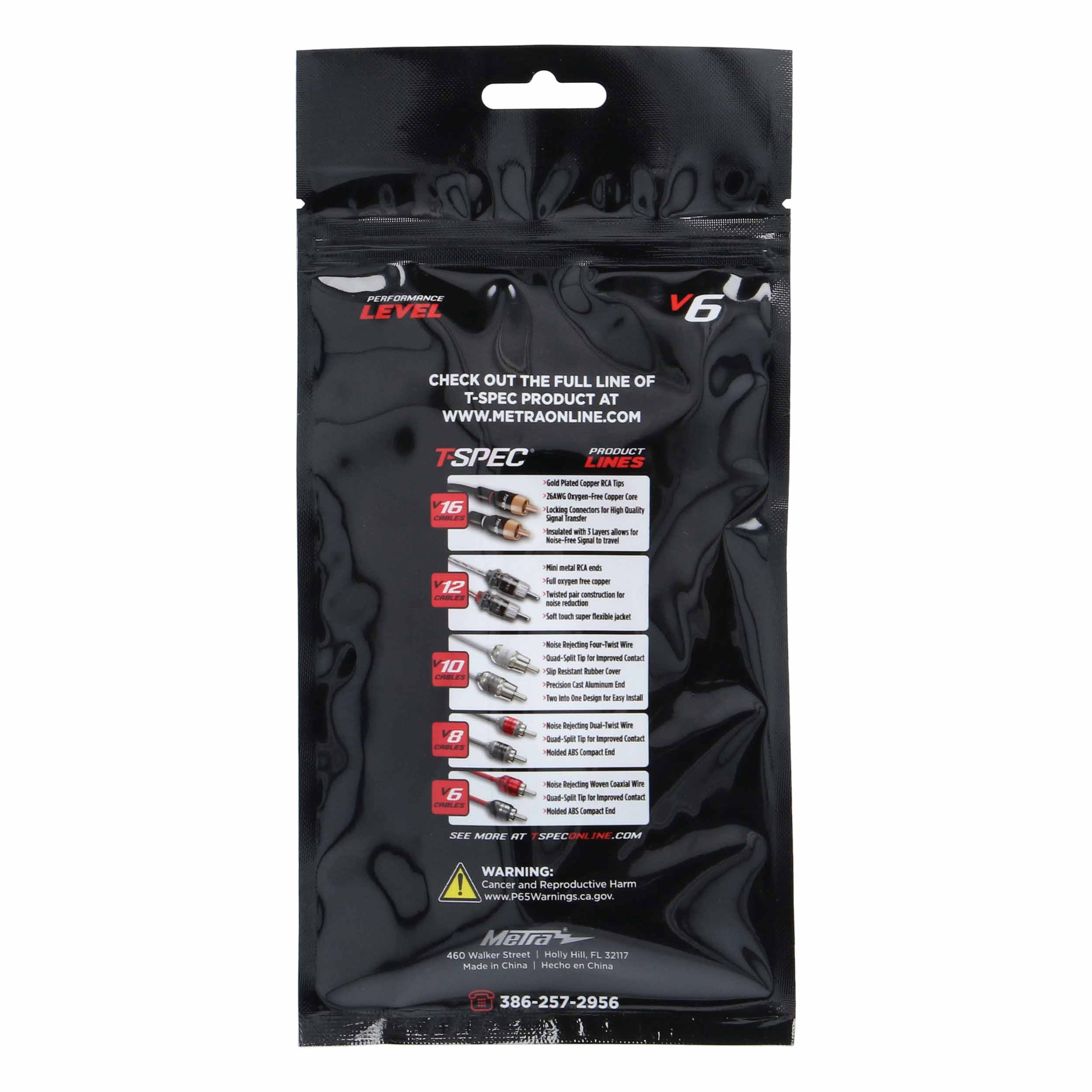 RCA v6 Series 2-Channel Audio Cable - 1M-2F