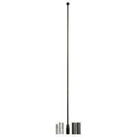 GM | Ford | Chrysler (with Japanese threads) | Black Anodized Steel | 13.5"